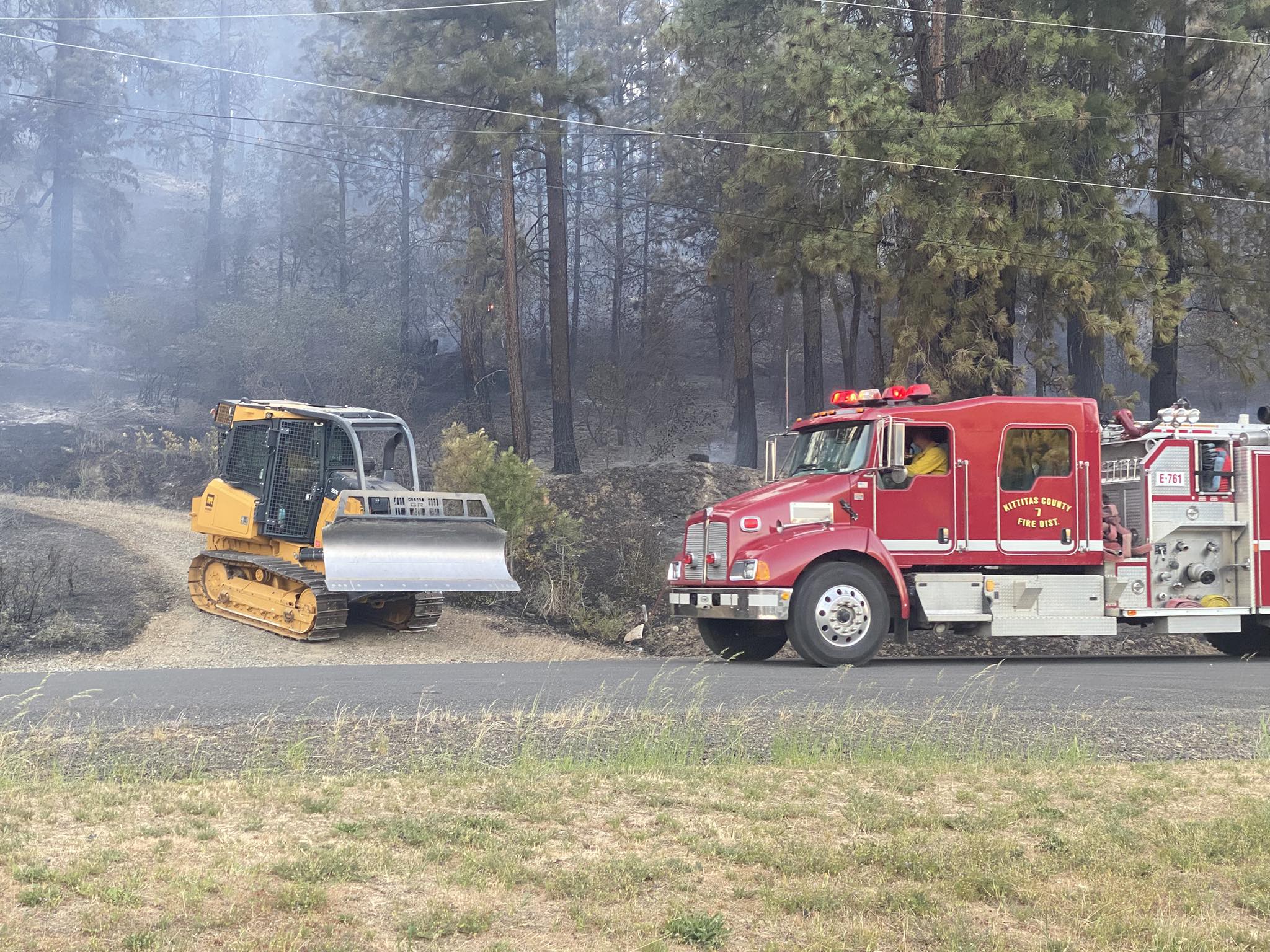 

						Red Bridge Road Fire Dozer at Work
			