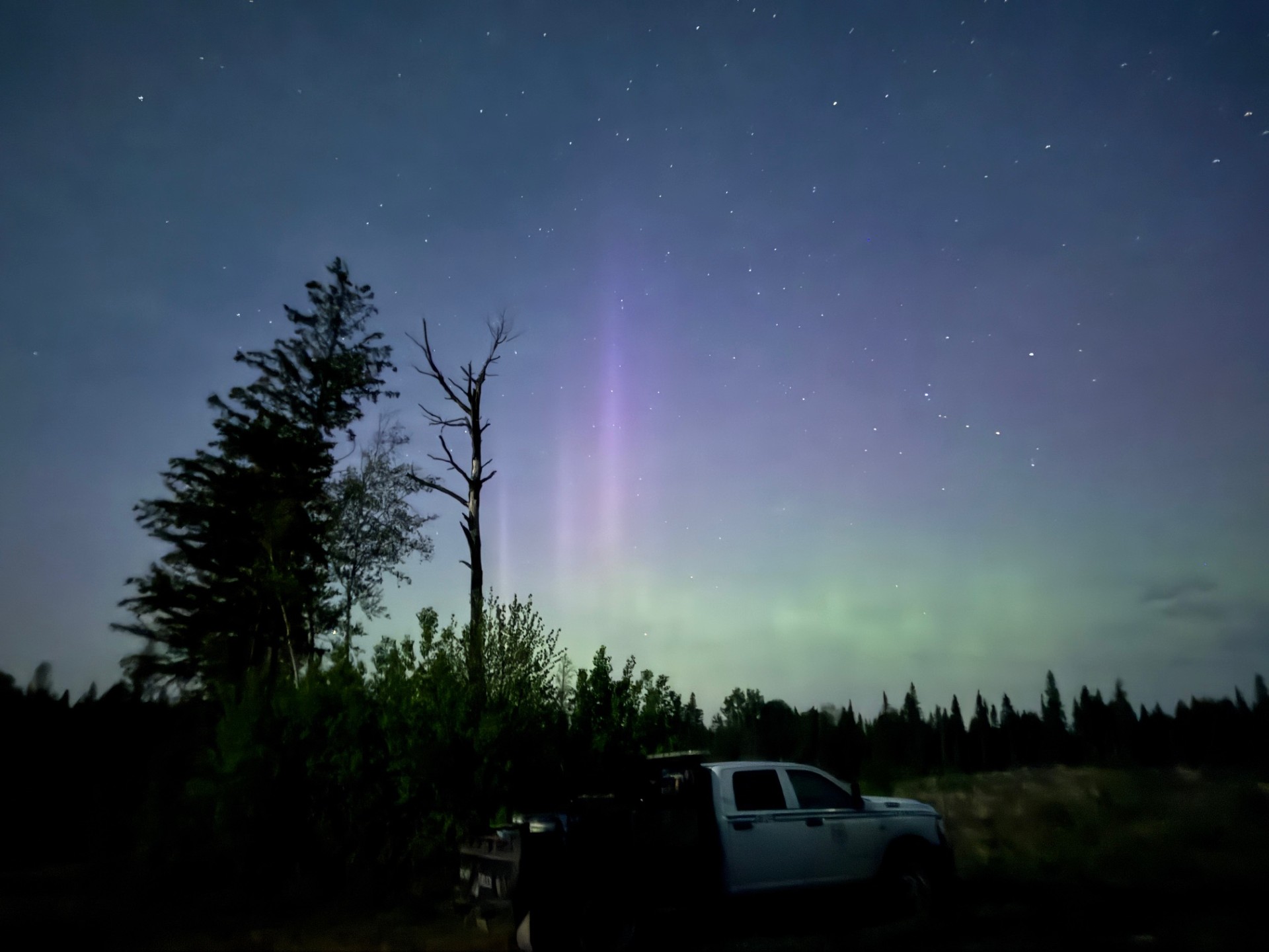 

						Northern lights from the Jenkins Creek Fire
			