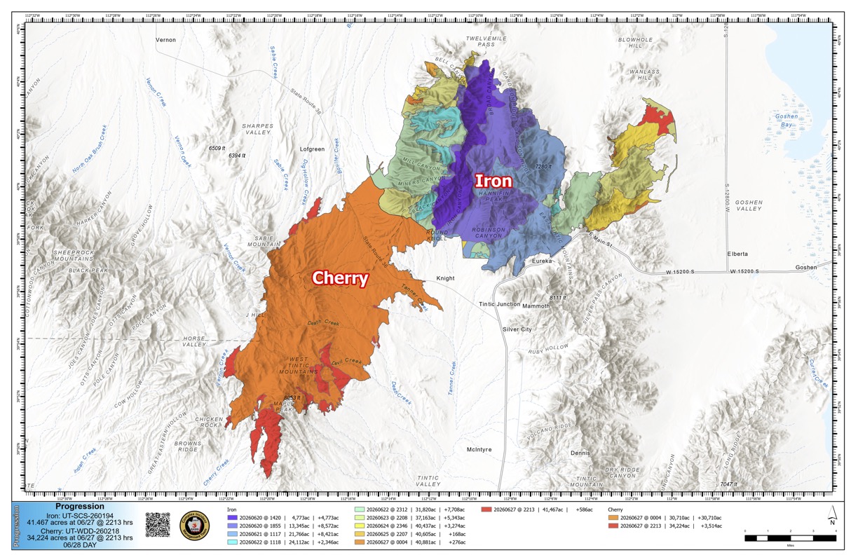Iron Fire reaches 100 percent containment after burning 41,842 acres