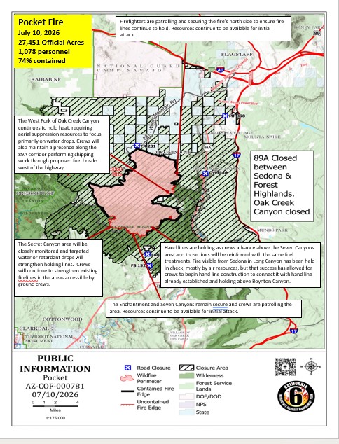 Pocket Fire Activity Map 07-10-2026