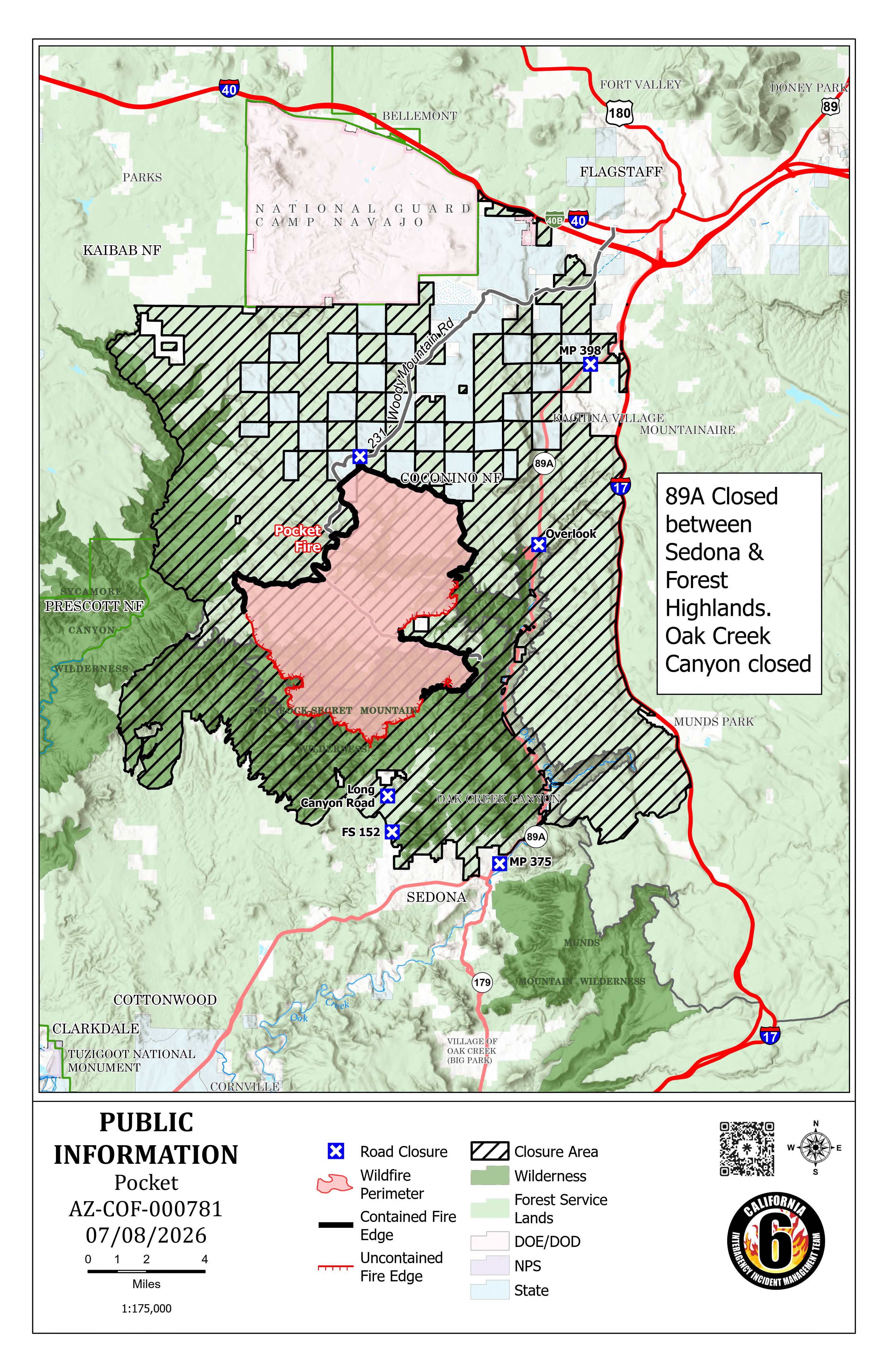 Pocket Fire Incident Map 07-08-2026