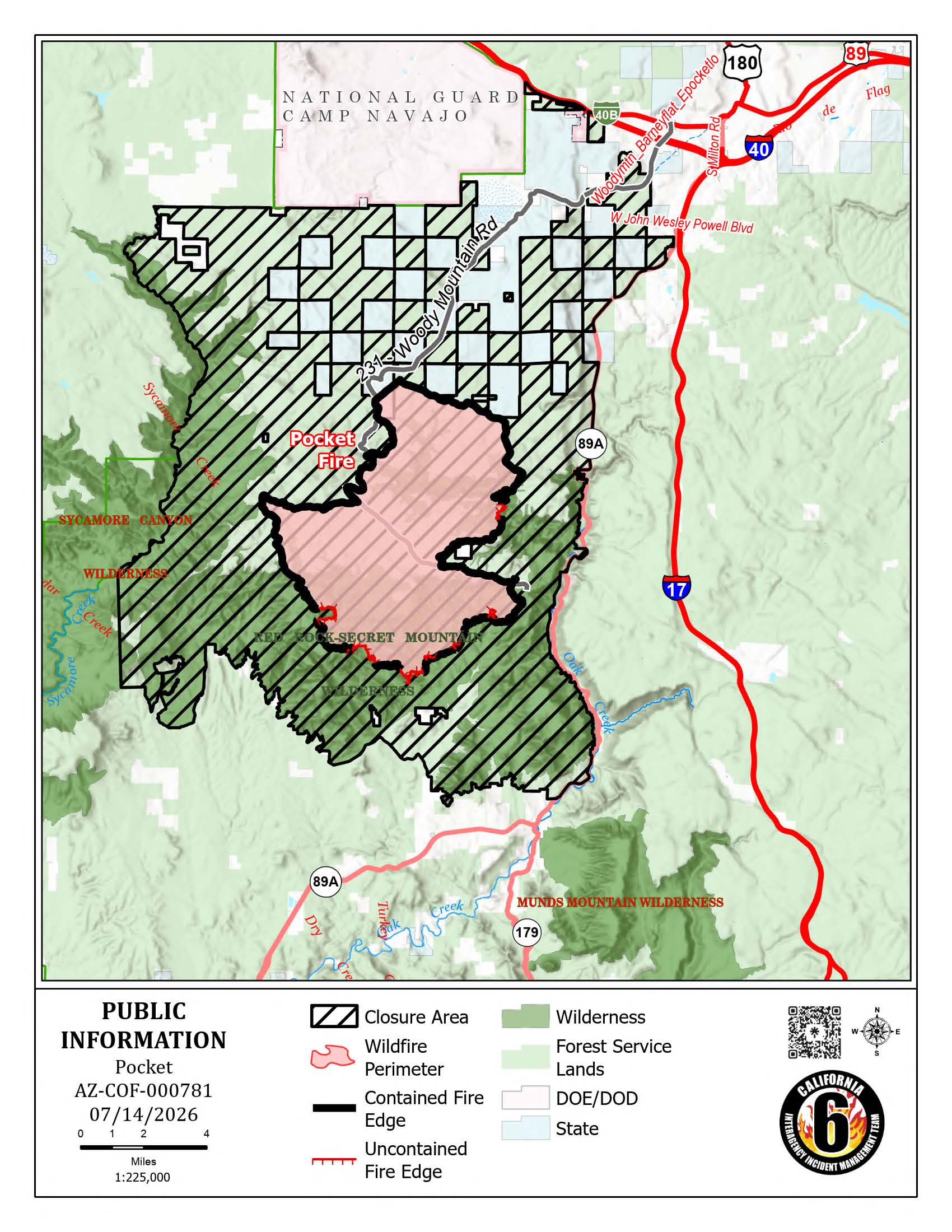 Pocket Fire Map 07/14/2026