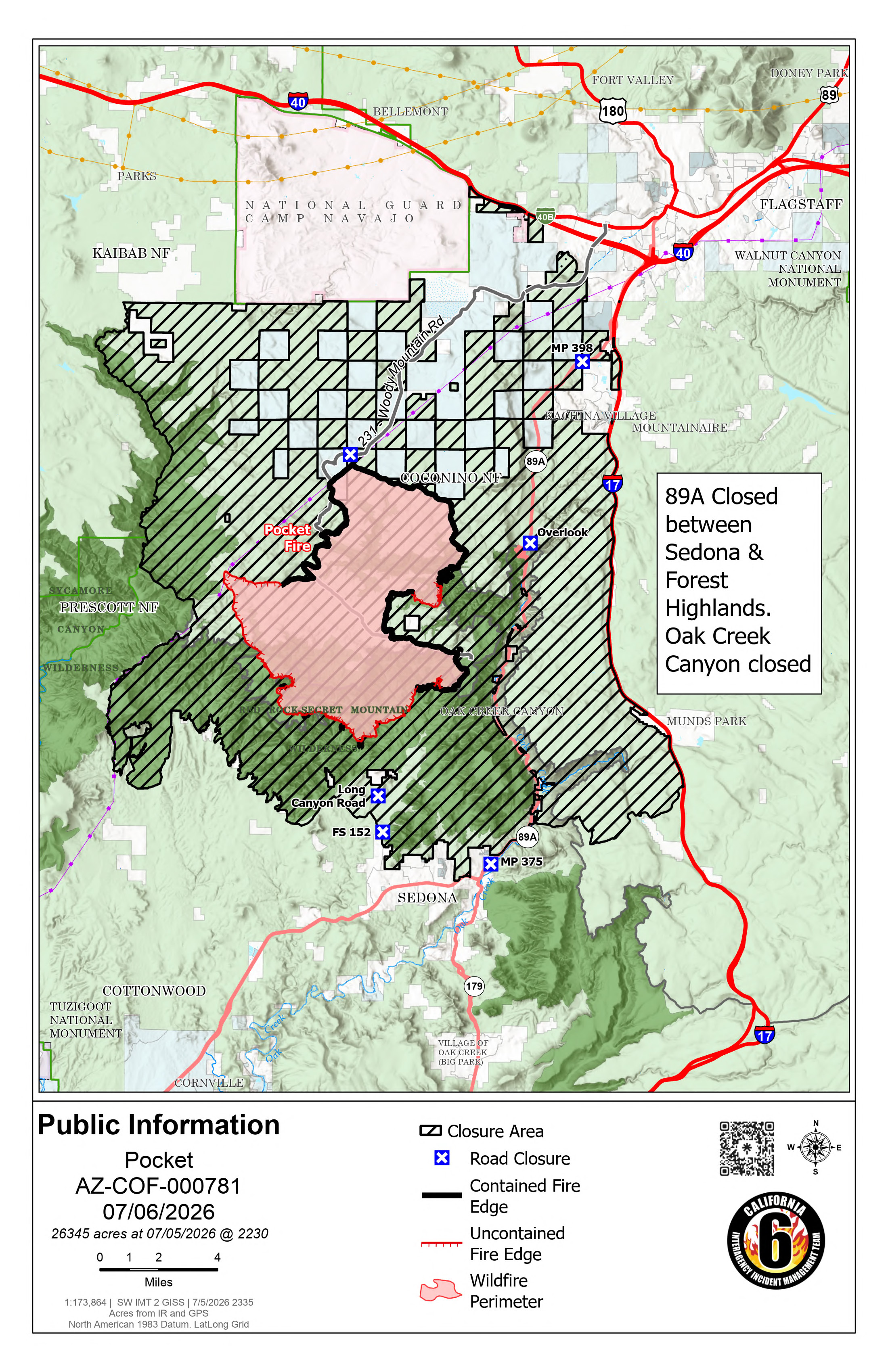 Pocket Fire Daily Map 07-06-2026