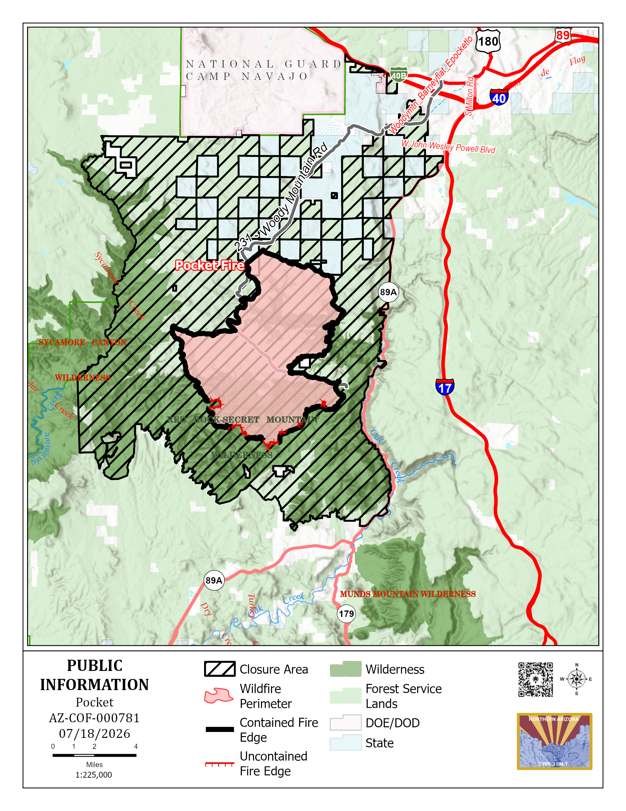 Pocket Fire PIO Map 07/18/2026