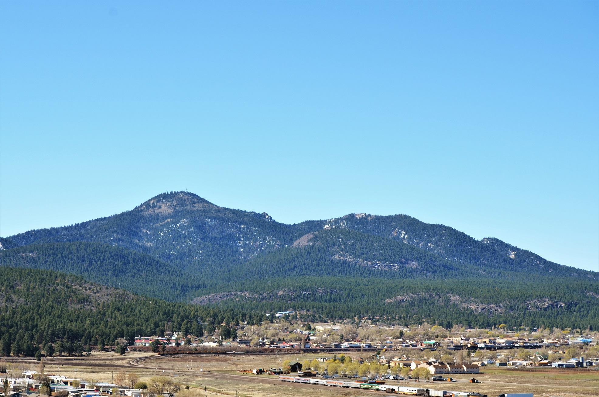 A View of Bill Williams Mountain in Early Winter