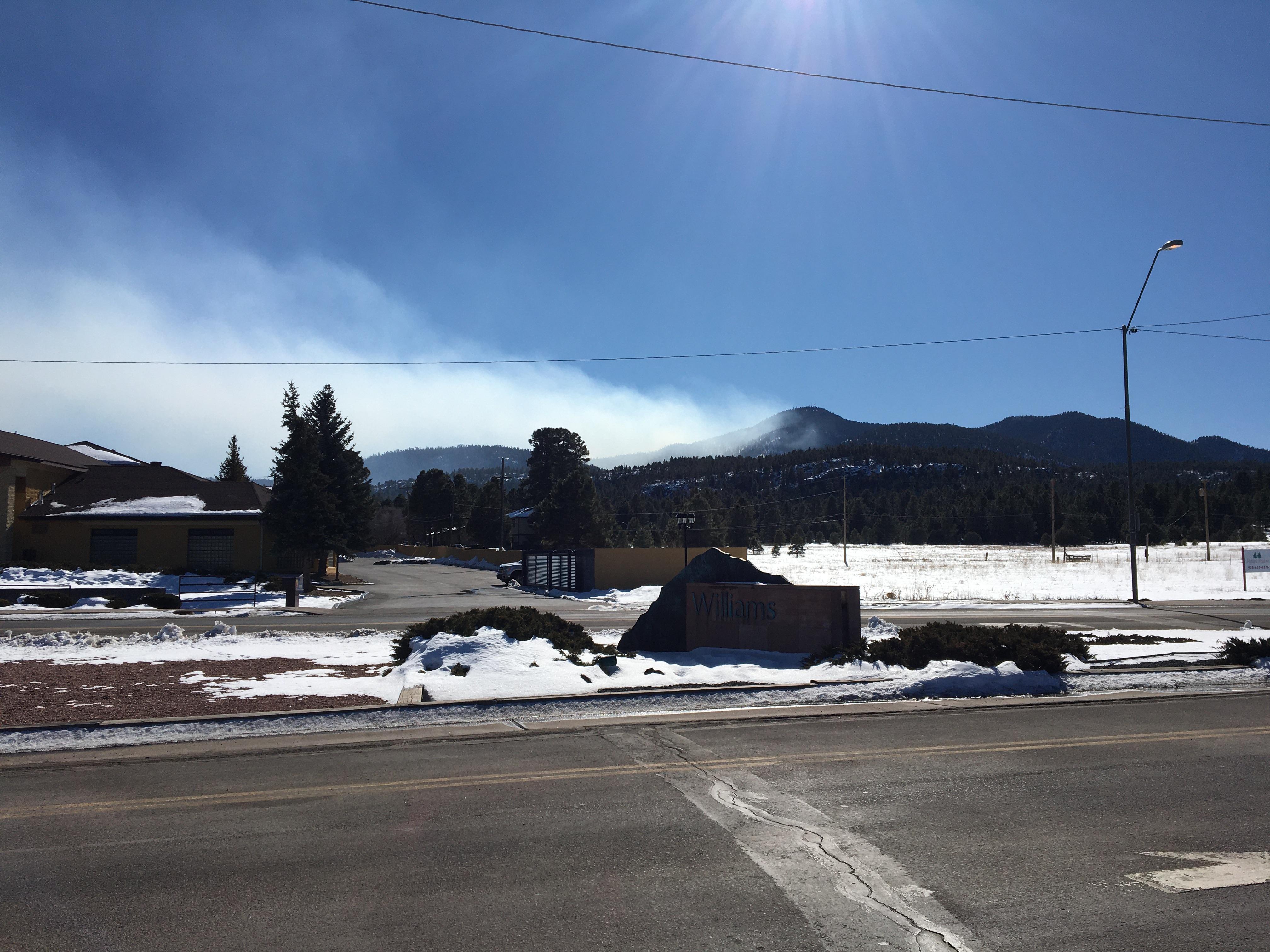 Smoke As Seen from City of Williams