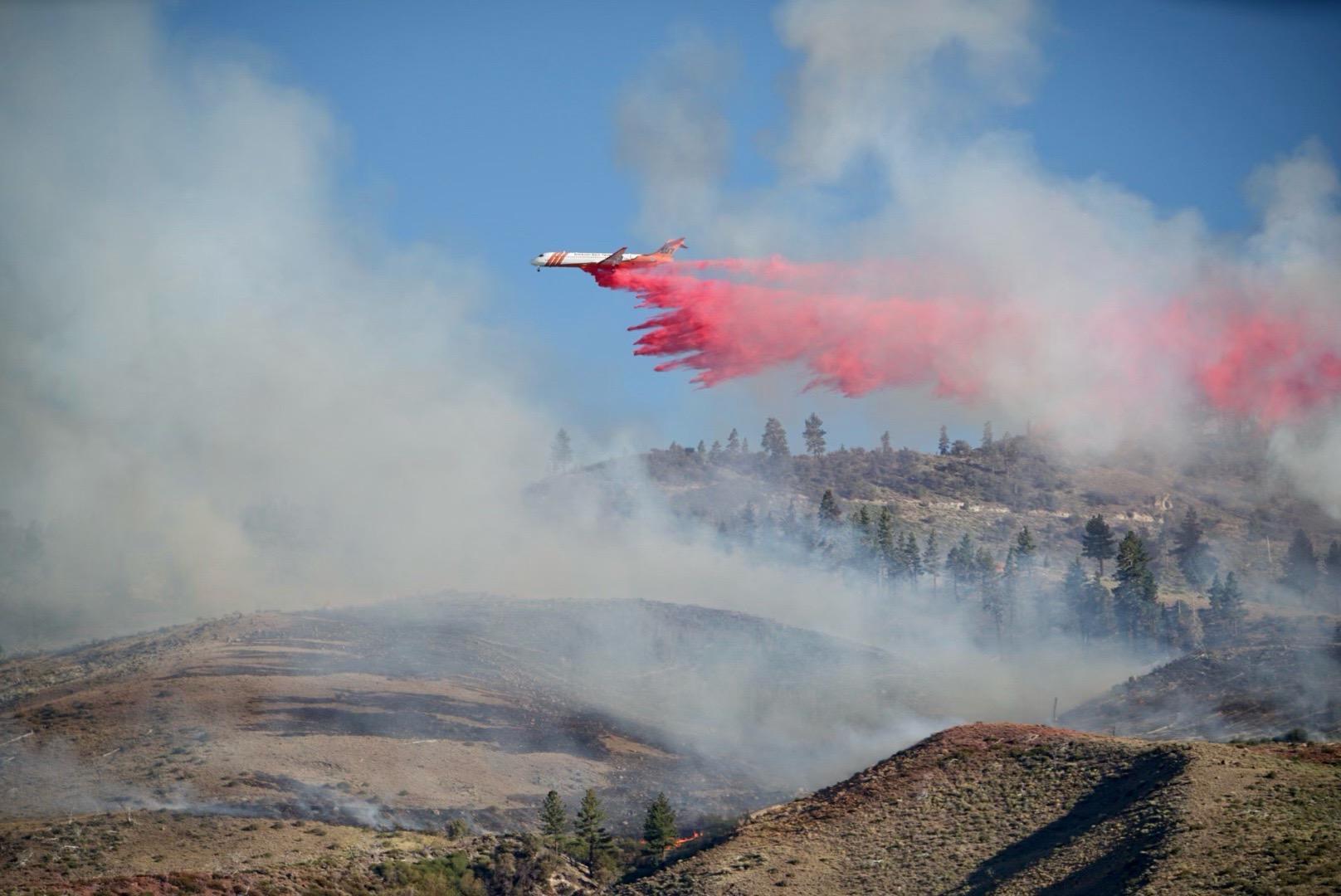 Large airtanker drop
