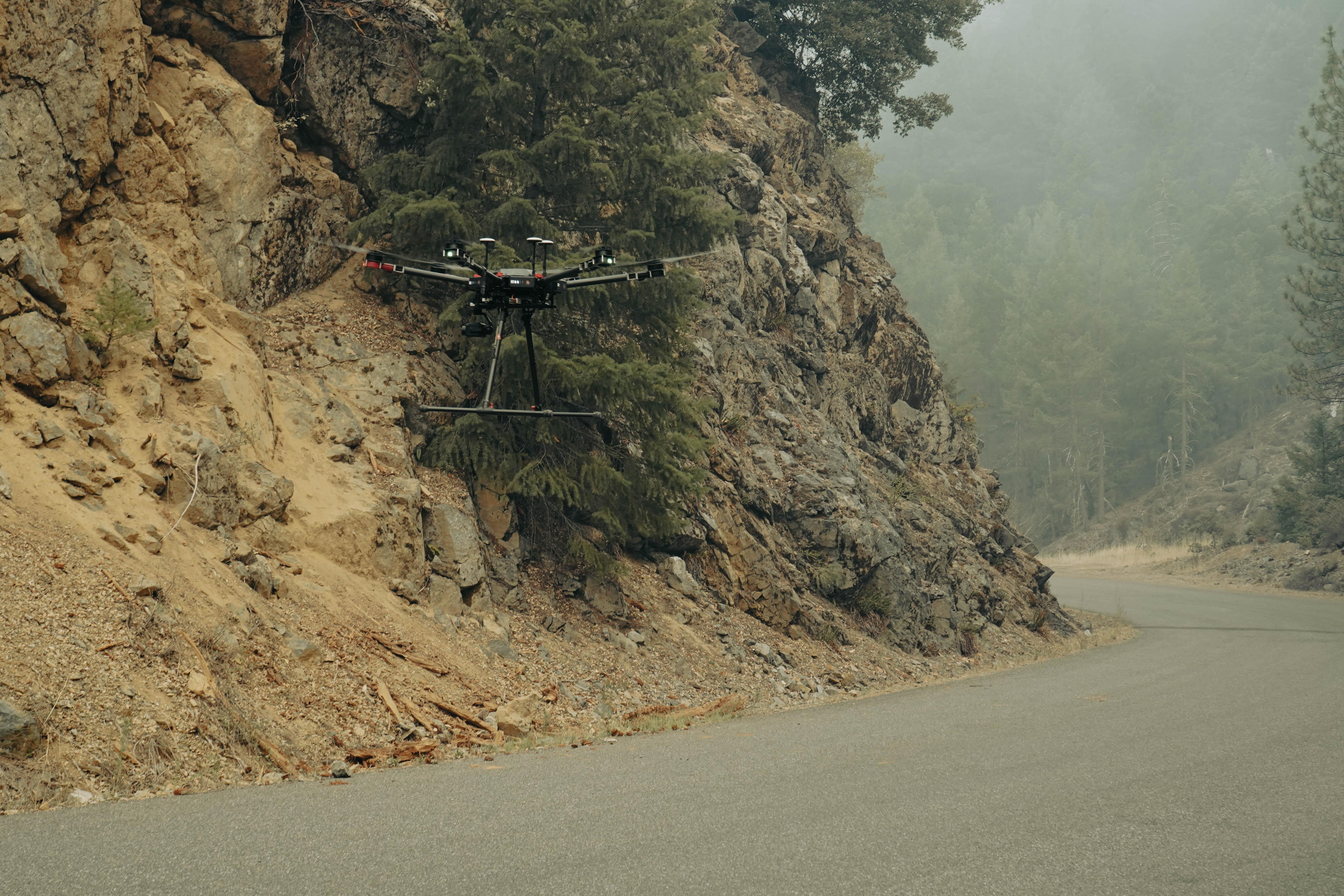 Crew members from the Angeles National Forest, the Payette National Forest and Klamath National Forest comprise a team of specially trained unmanned aerial systems pilots working on the River Complex series of fires. A relatively new tool in the wildland