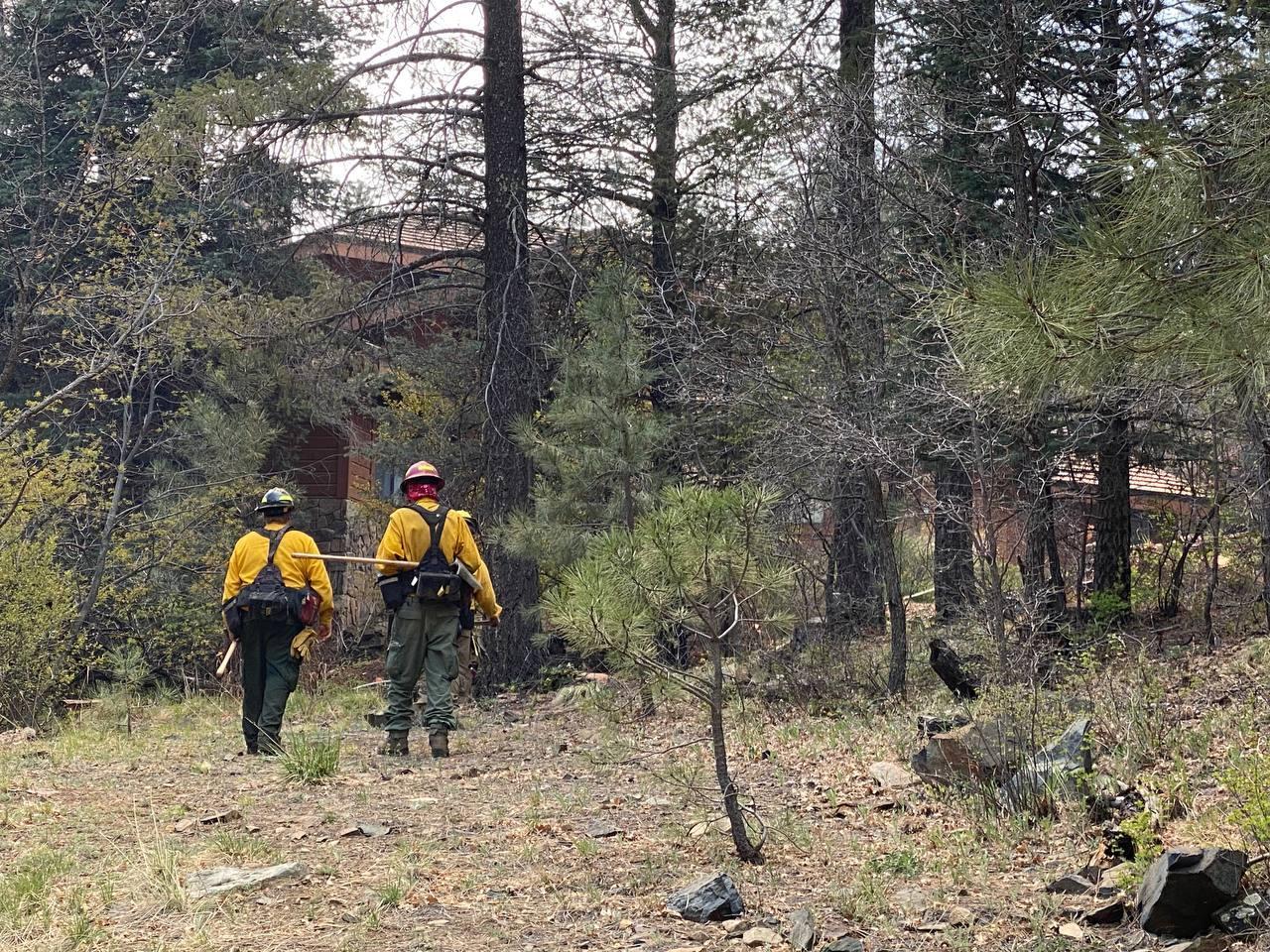 Structure protection near Mount Tritle area 4/27/2
