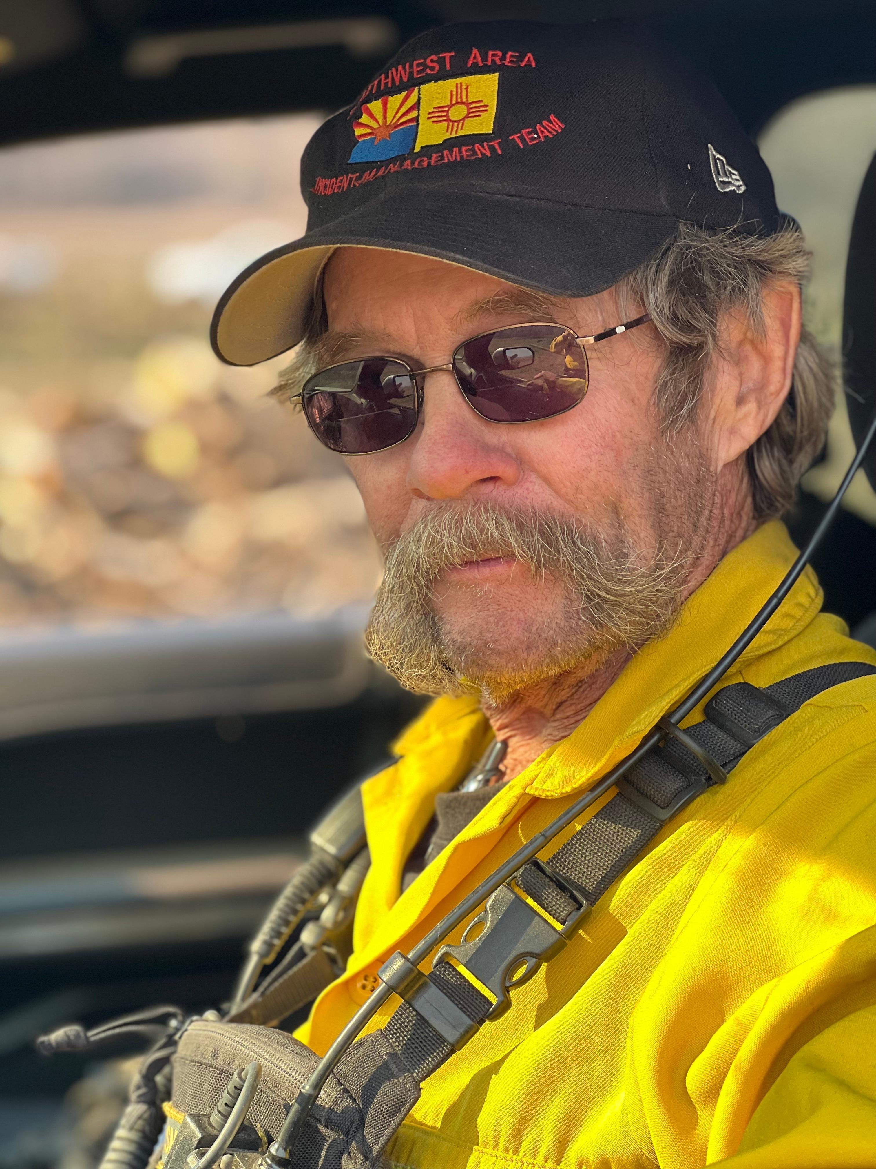 Jeff Smith is safety officer with the Southwest Incident Management Team. Photo by Public Information Officer Andy Lyon.