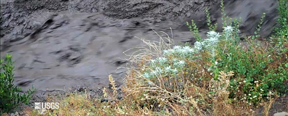 Image showing an ash and debris flow