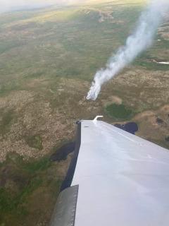 Air reconnaissance mission over Lime Complex fires 205 and 240 06/23/2022.