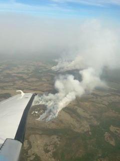 Air reconnaissance mission over Lime Complex fires 205 and 240 06/23/2022.