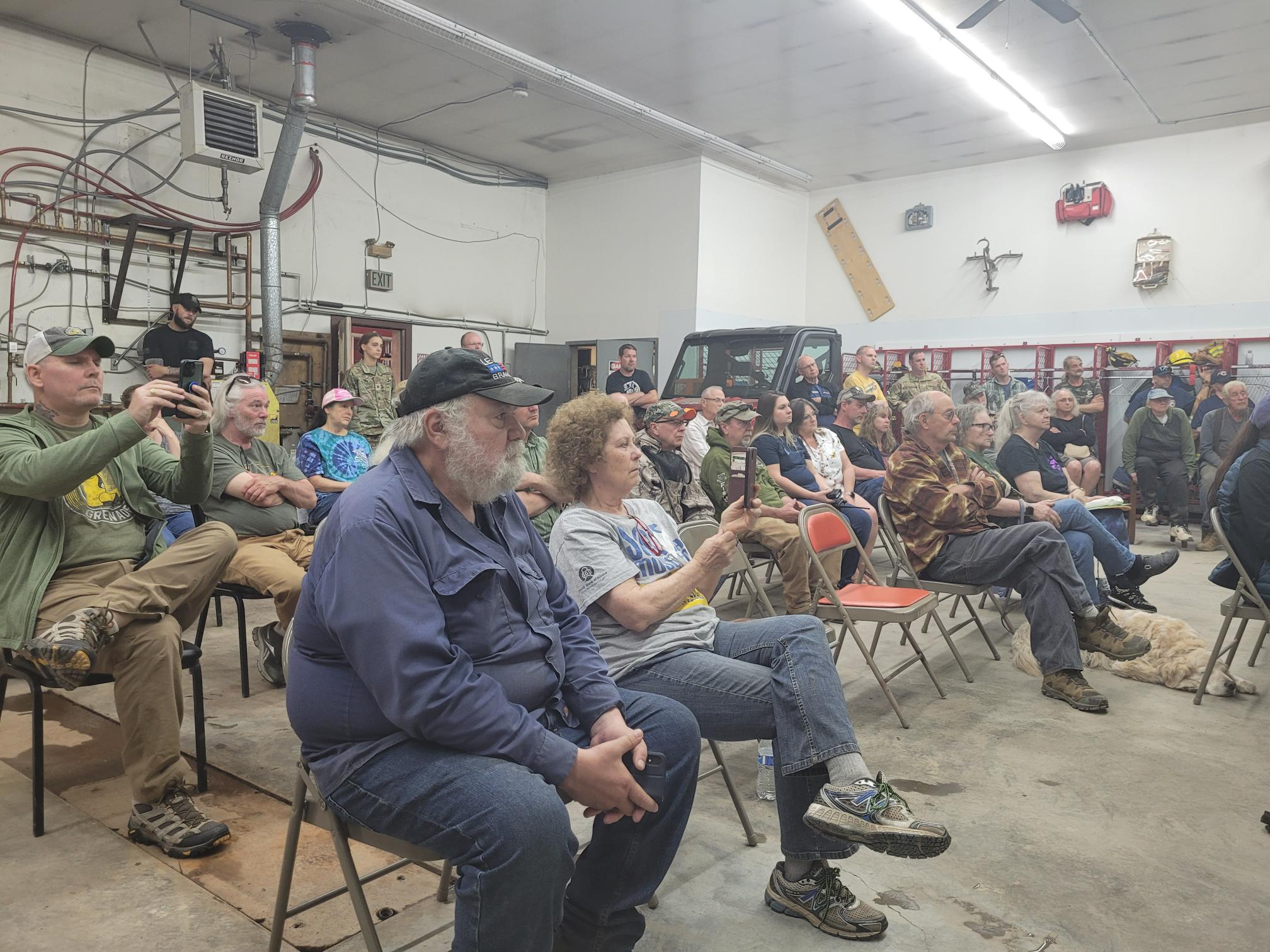 The community meeting for the Clear Fire on 6.28