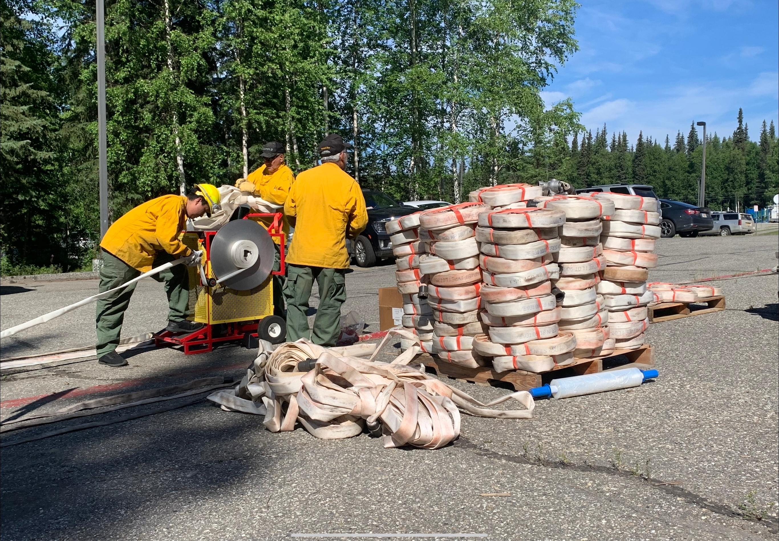 Minto Lakes Fire Hose Rolling