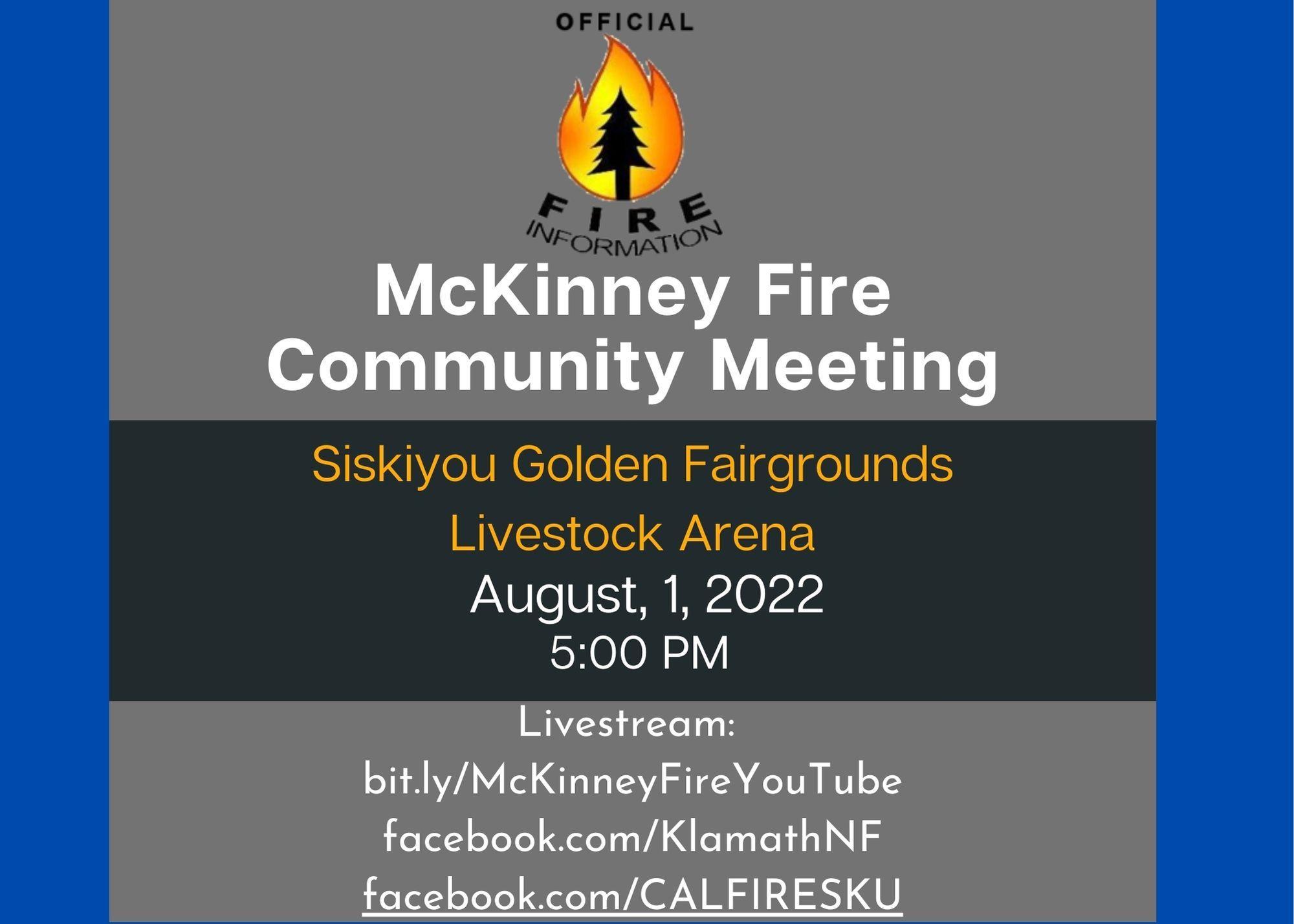 Community Meeting -8/1/22 at 5pm