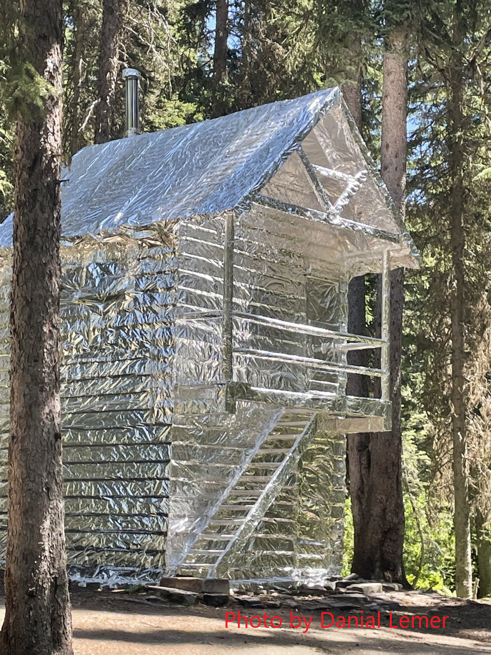 Weasel Cabin Wrapped,  August 3, 2022