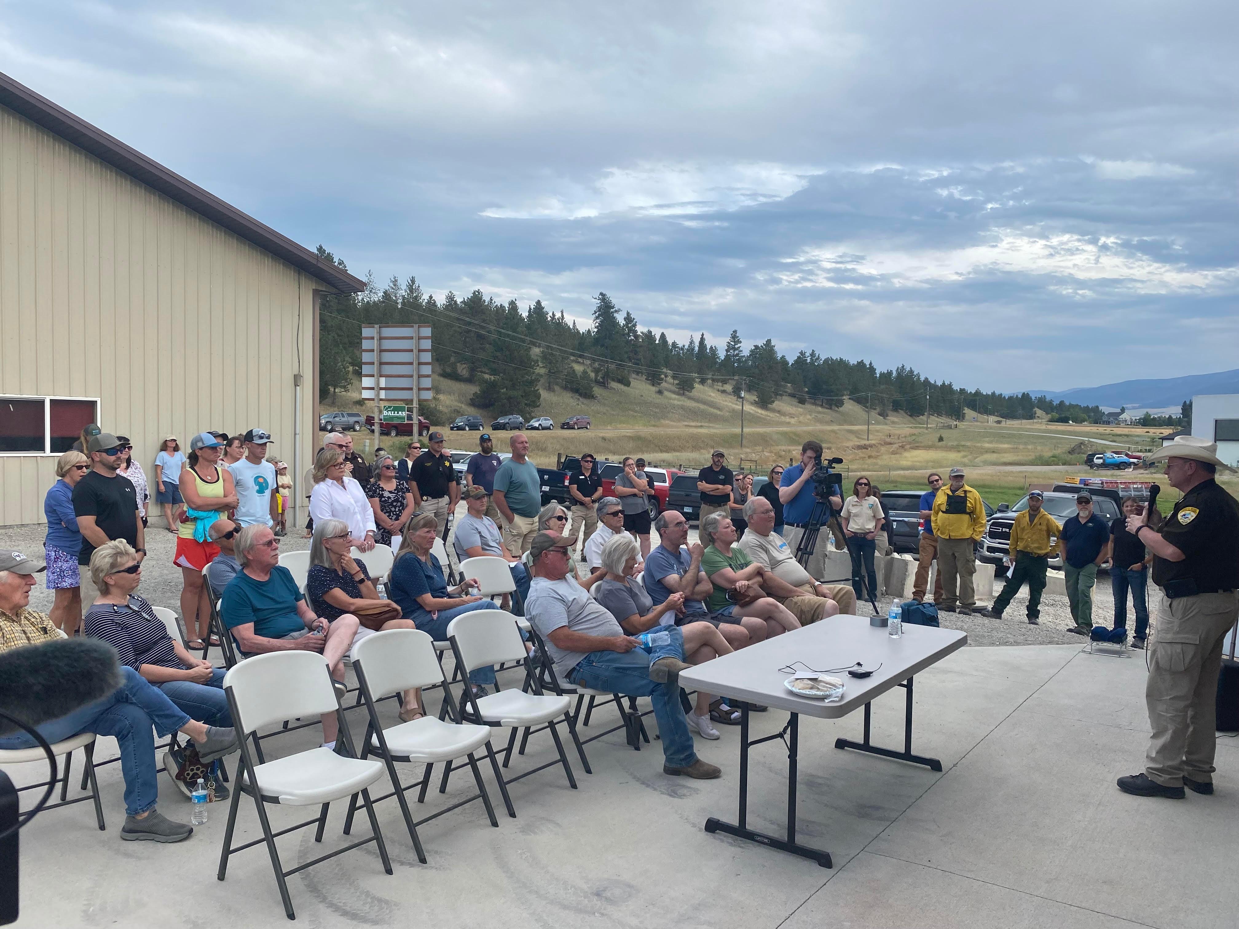 A public meeting was held 8/5 at the Tri-Lakes Fire Station