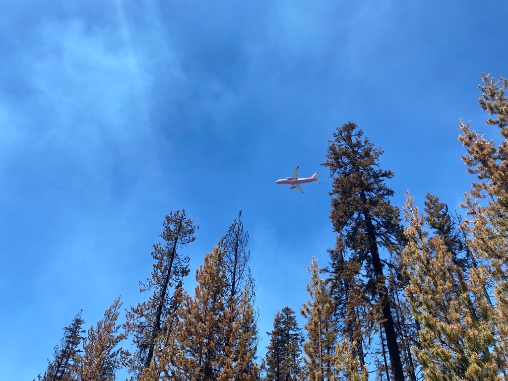 Windigo Fire. Forest Road 60. Image 6. Air Support. 8/5/2022