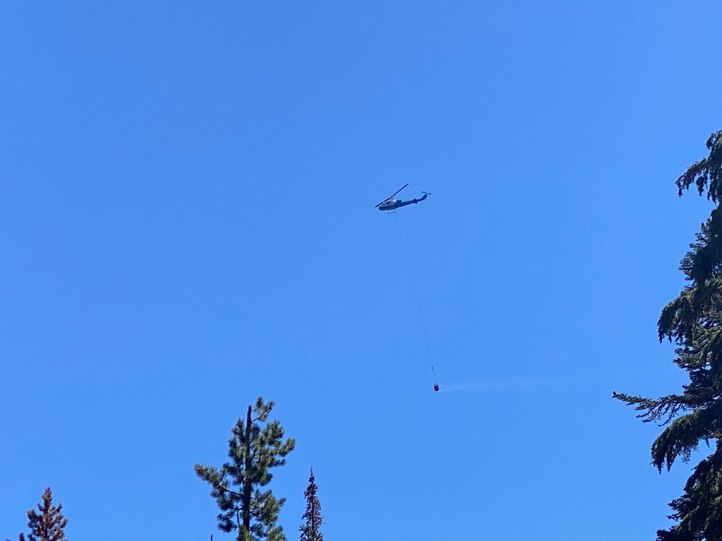 Windigo Fire. Forest Road 60. Image 11. Air Support. 8/5/2022