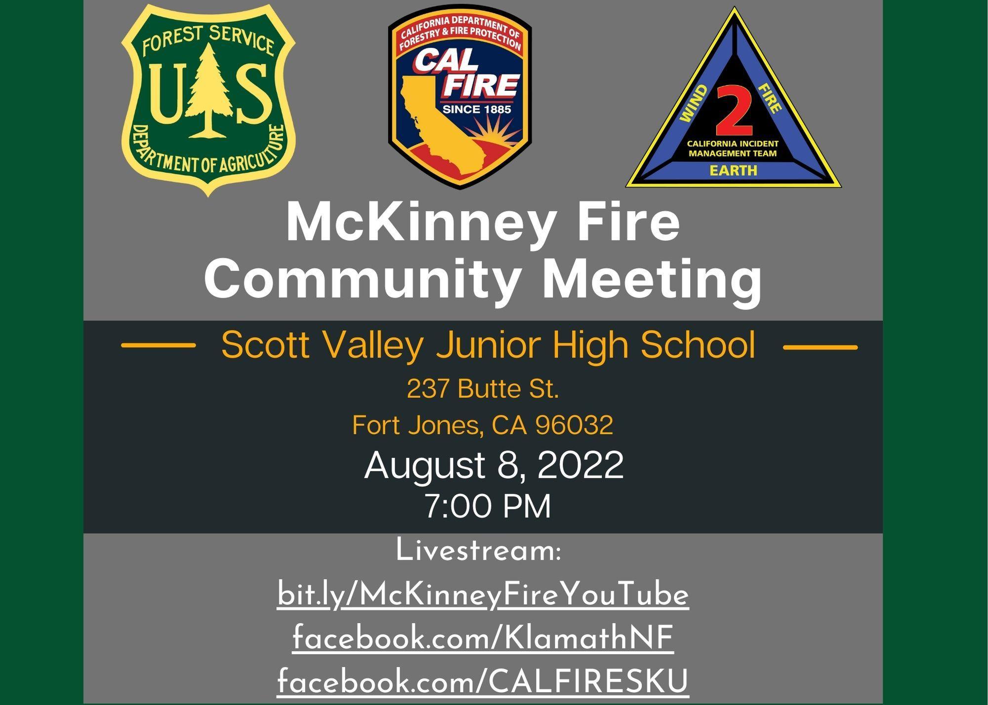 Community Meeting Tonight, 8/8/2022