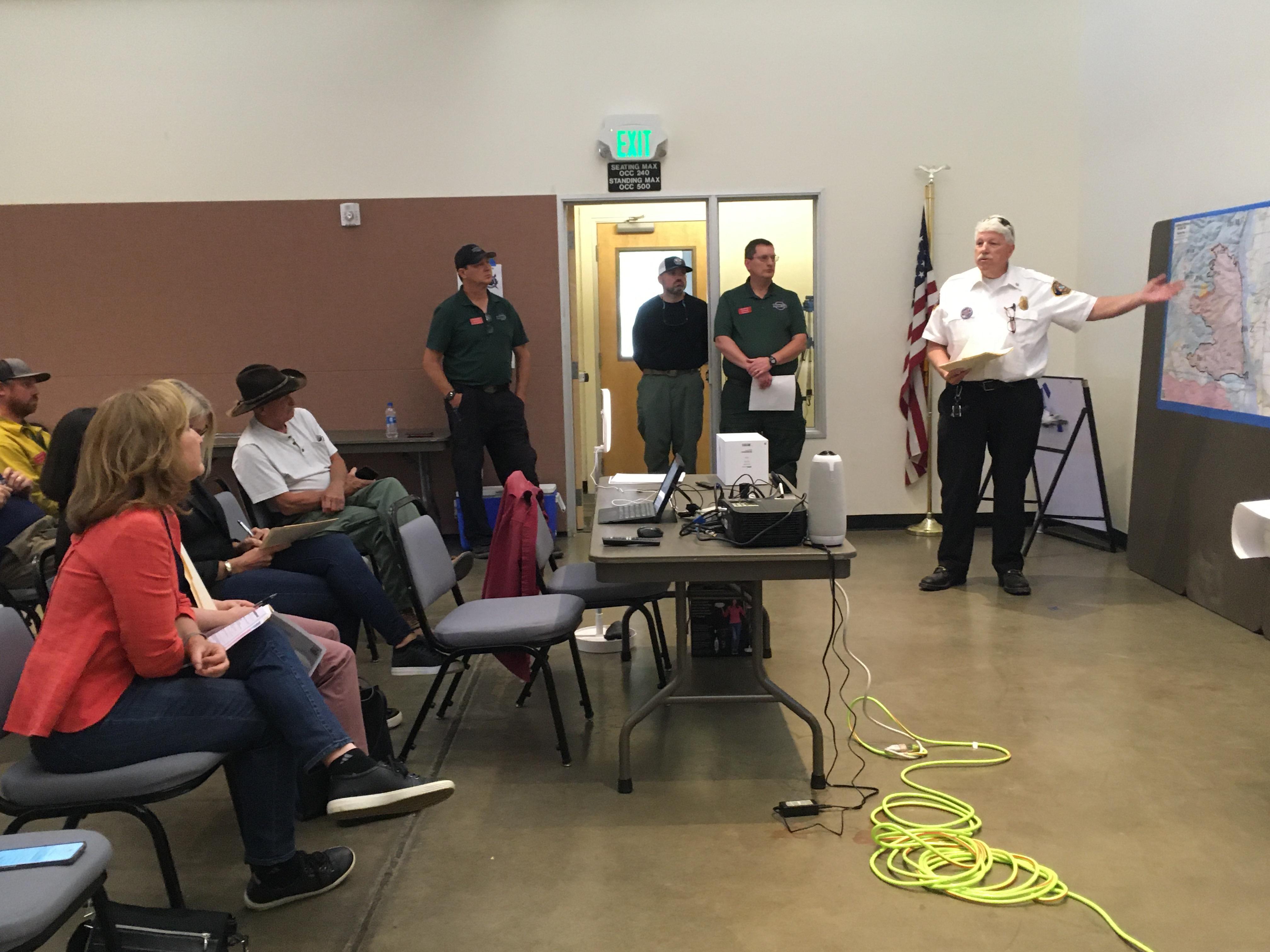 Kittitas Valley Fire and Rescue Chief Sinclair talks about working cooperatively with resources from state and federal agencies.