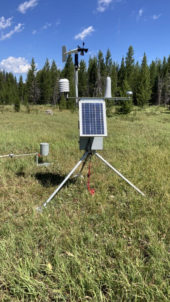 Remote Automatic Weather Station on Sand Basin Road