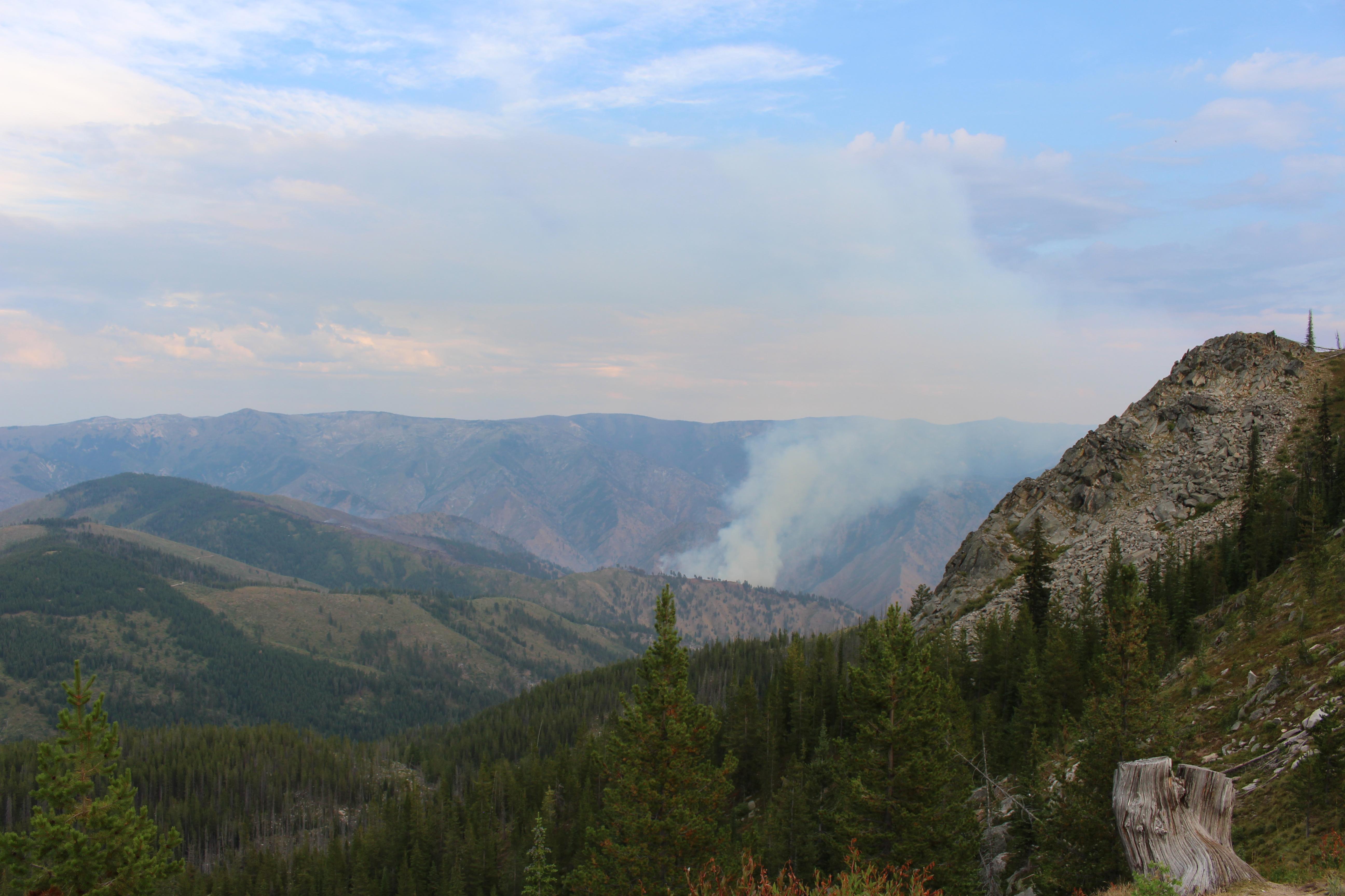 From smith Knob area looking southeast, August 24