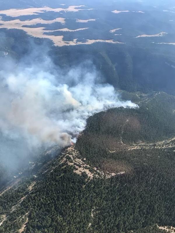 Deep Creek Fire initial attack August 31