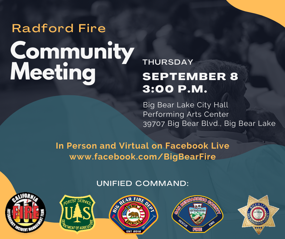 Radford Fire Public Meeting Notice Sept 8