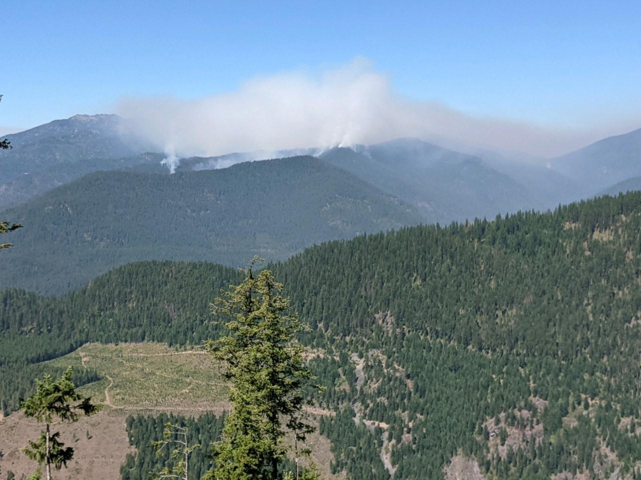 Government Fire viewed from Green Mountain on 9.6.2022