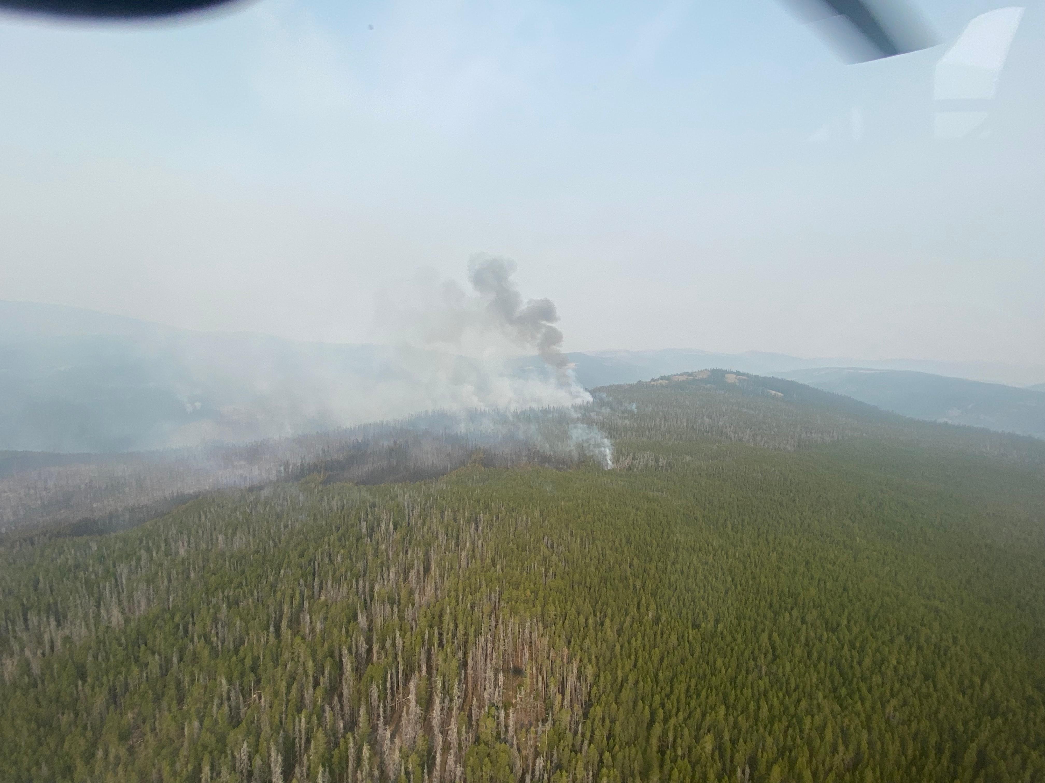 September 12 - No Grass Creek Fire recon flight