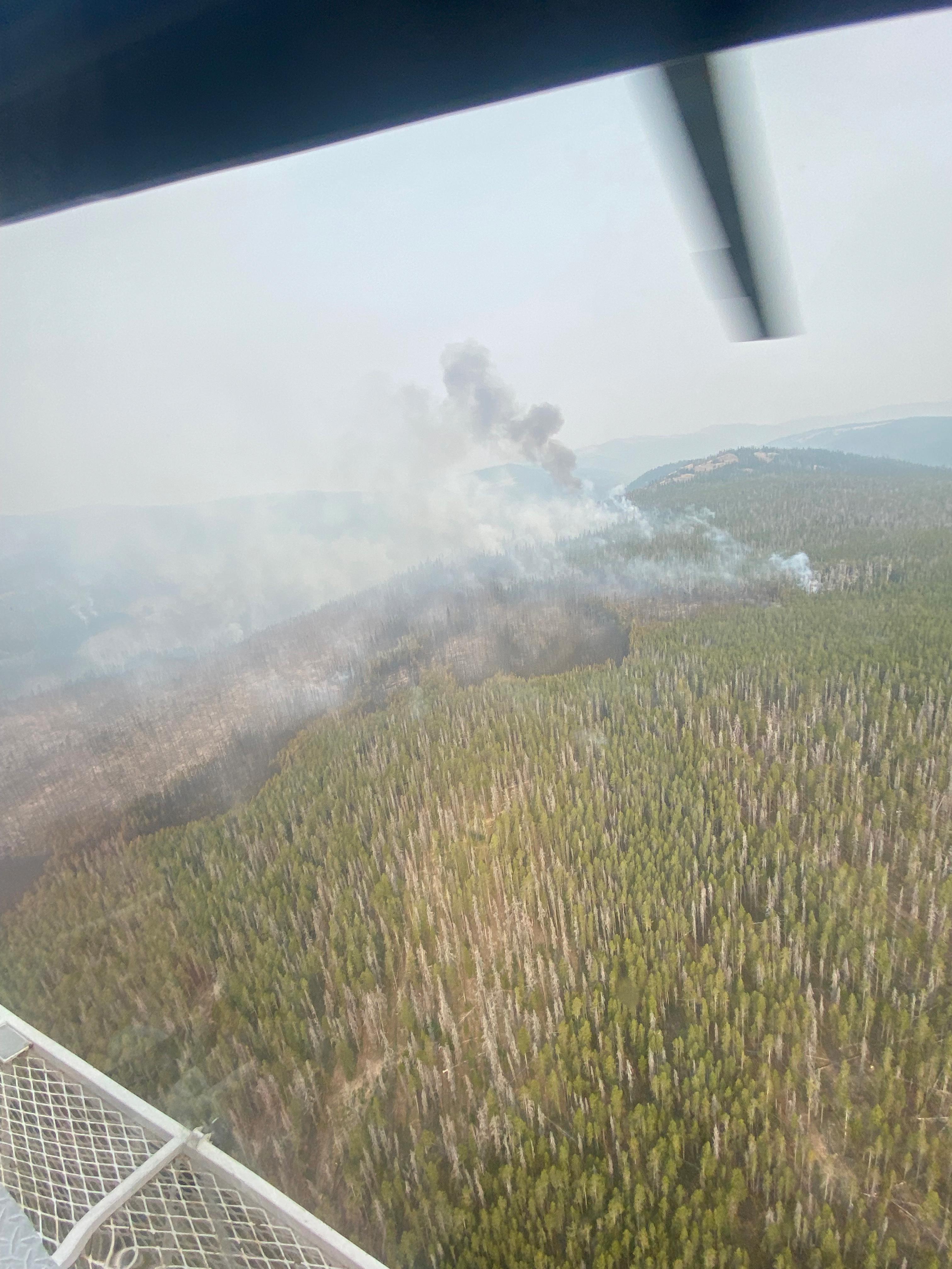 September 12 - No Grass Creek Fire recon flight