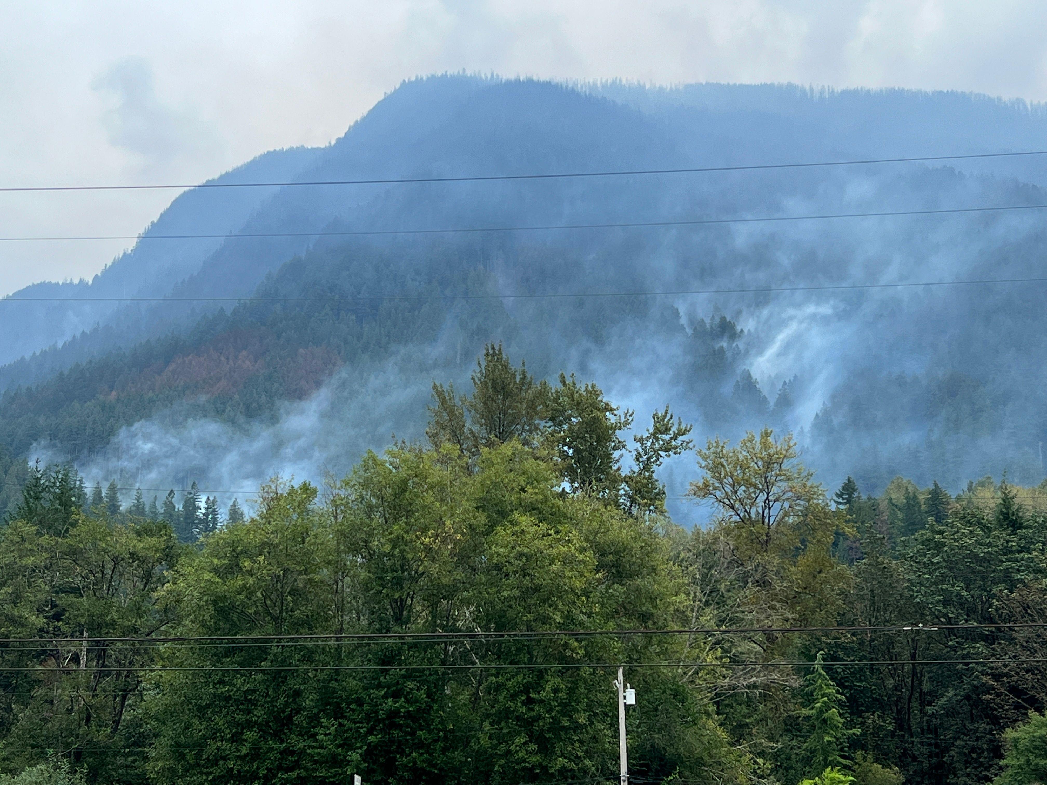 Bolt Creek Fire Photo Sept 14, 2022