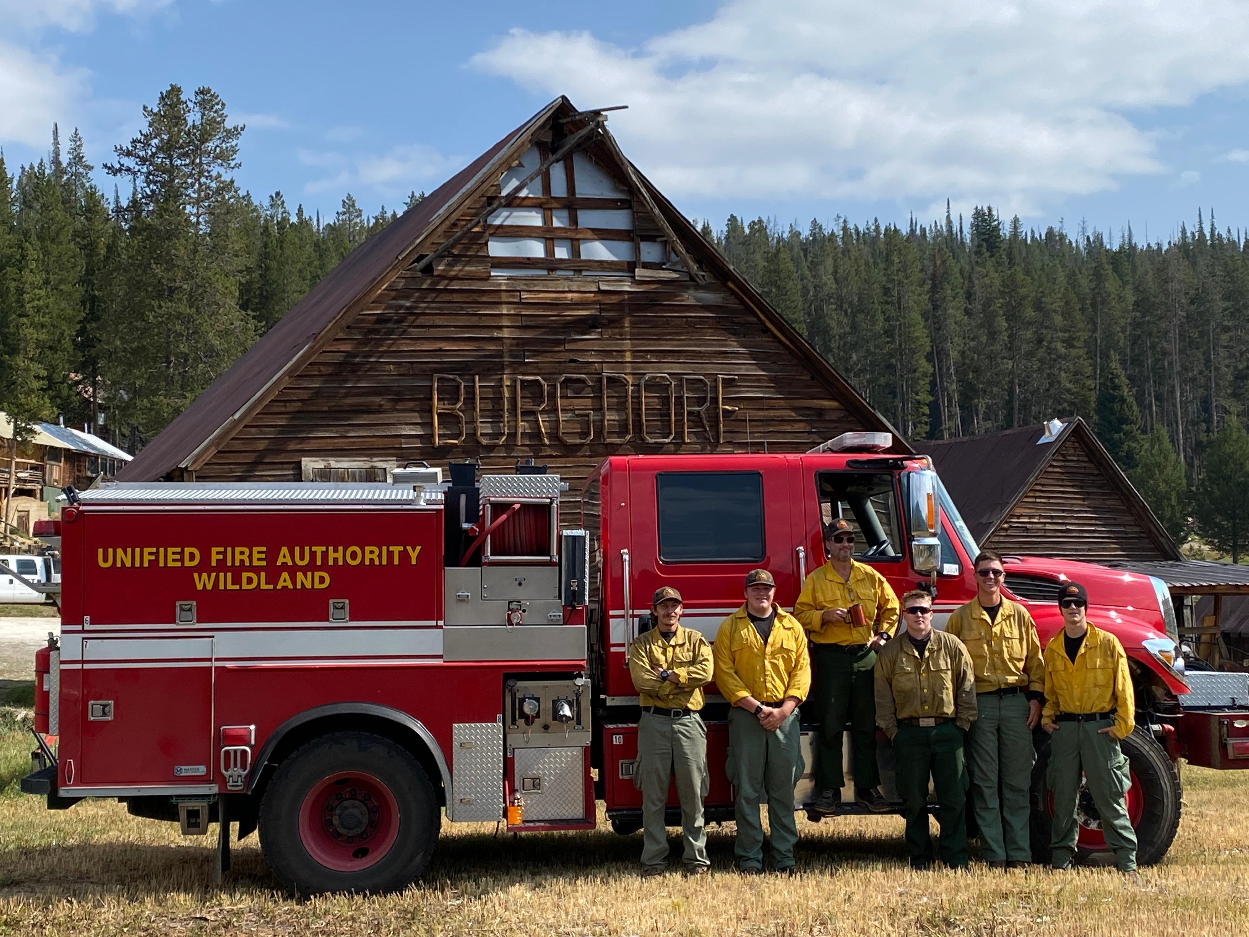 Unified Fire Authority Wildland Engine from Utah