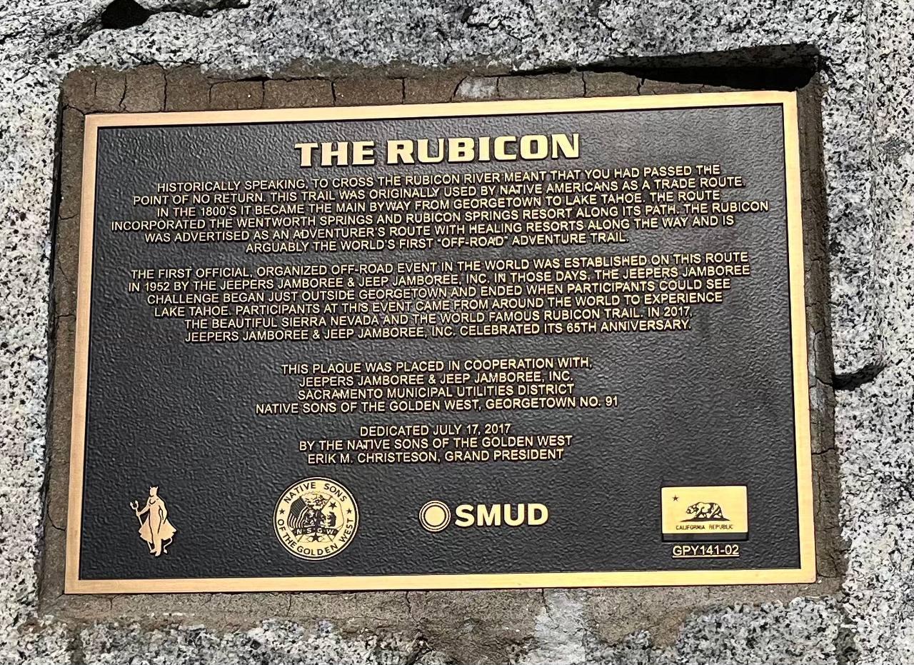 Rubicon Trailhead, Sept. 27 2022  