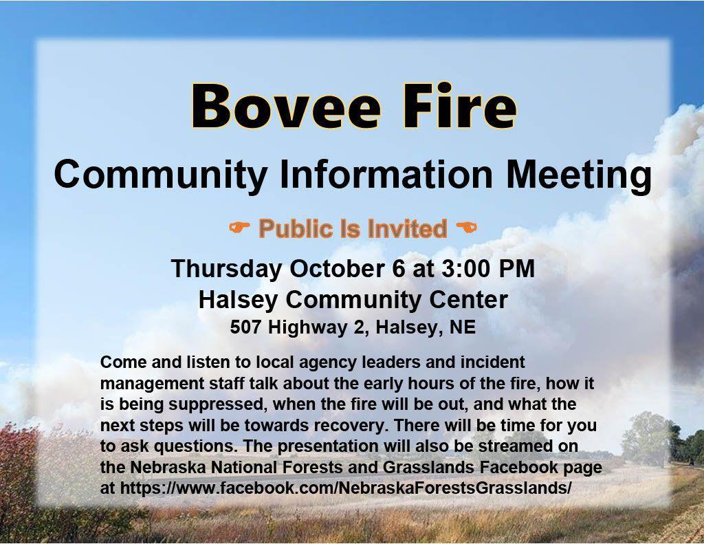 Bovee Fire Community Meeting 10/6/2022