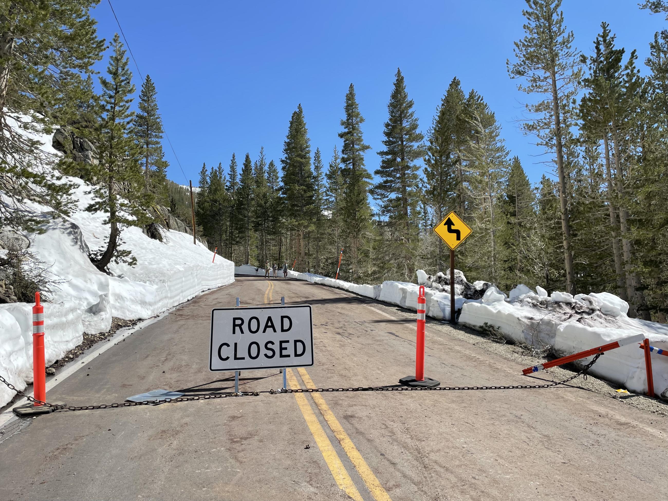Image showing May 27, 2023, conditions for South Lake Road to Parchers Resort-Photo 1