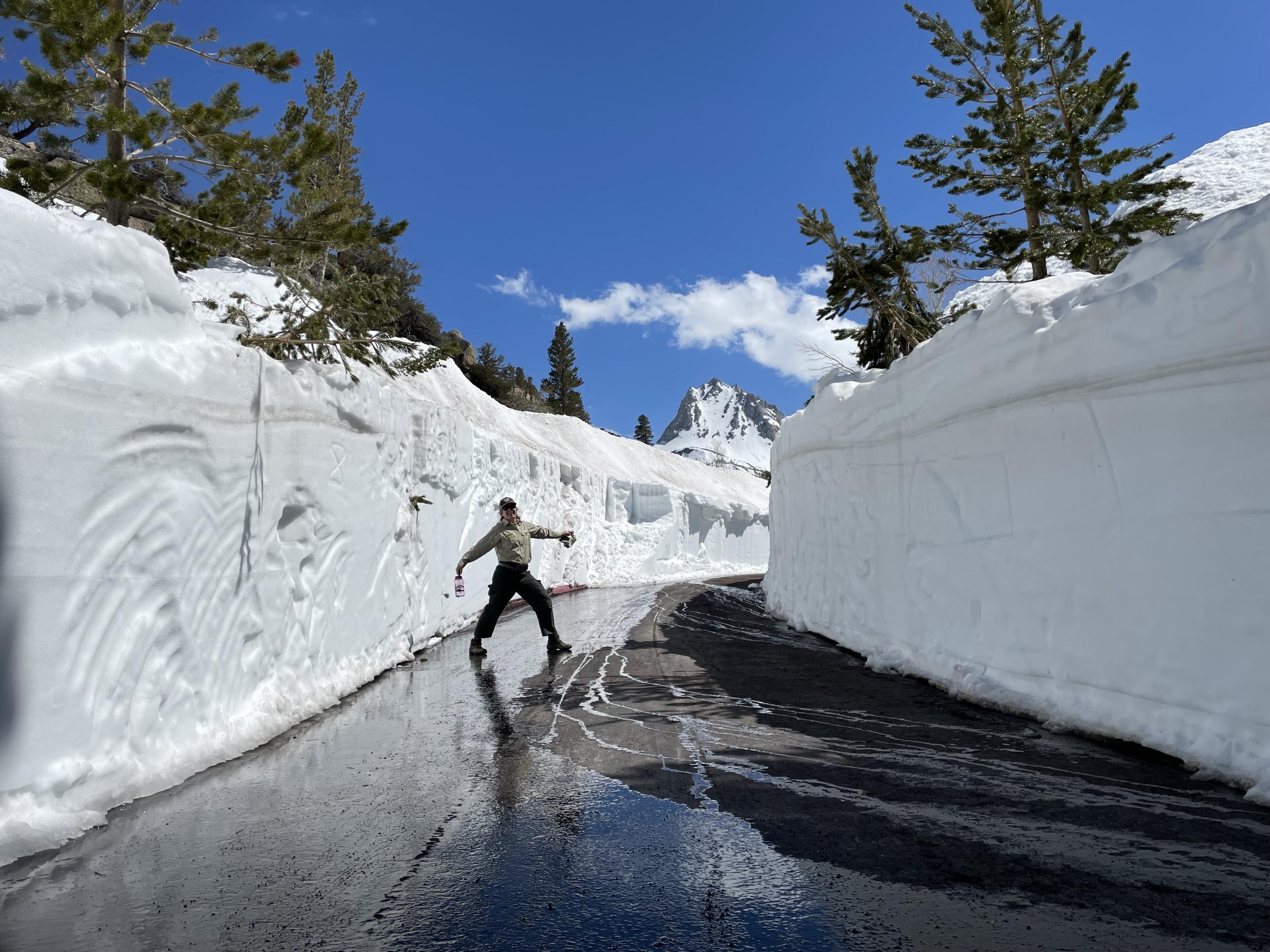 Image showing May 27, 2023, conditions for South Lake Road to Parchers Resort-Photo 5