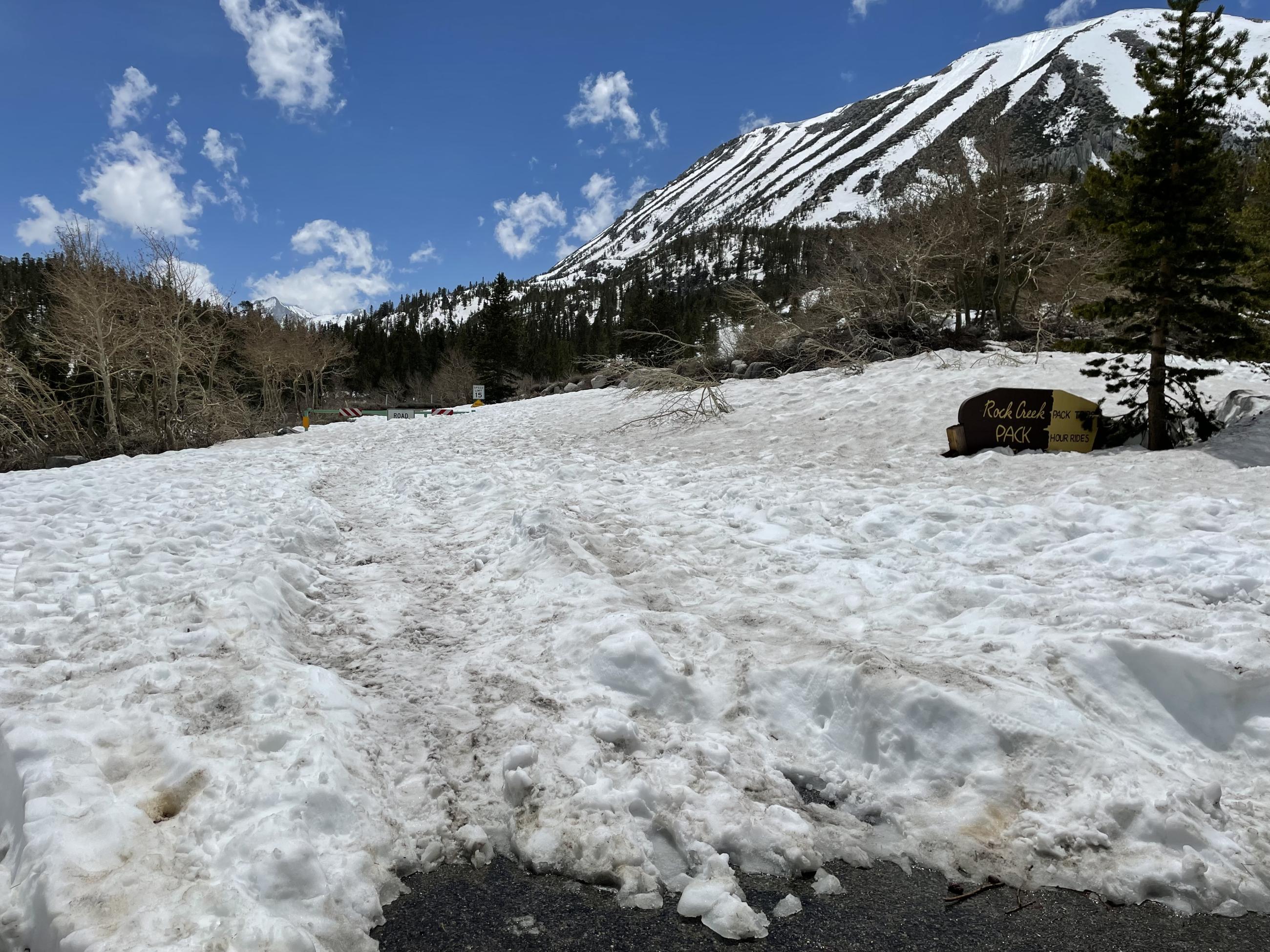 Image showing Rock Creek Road conditions to Pack Station