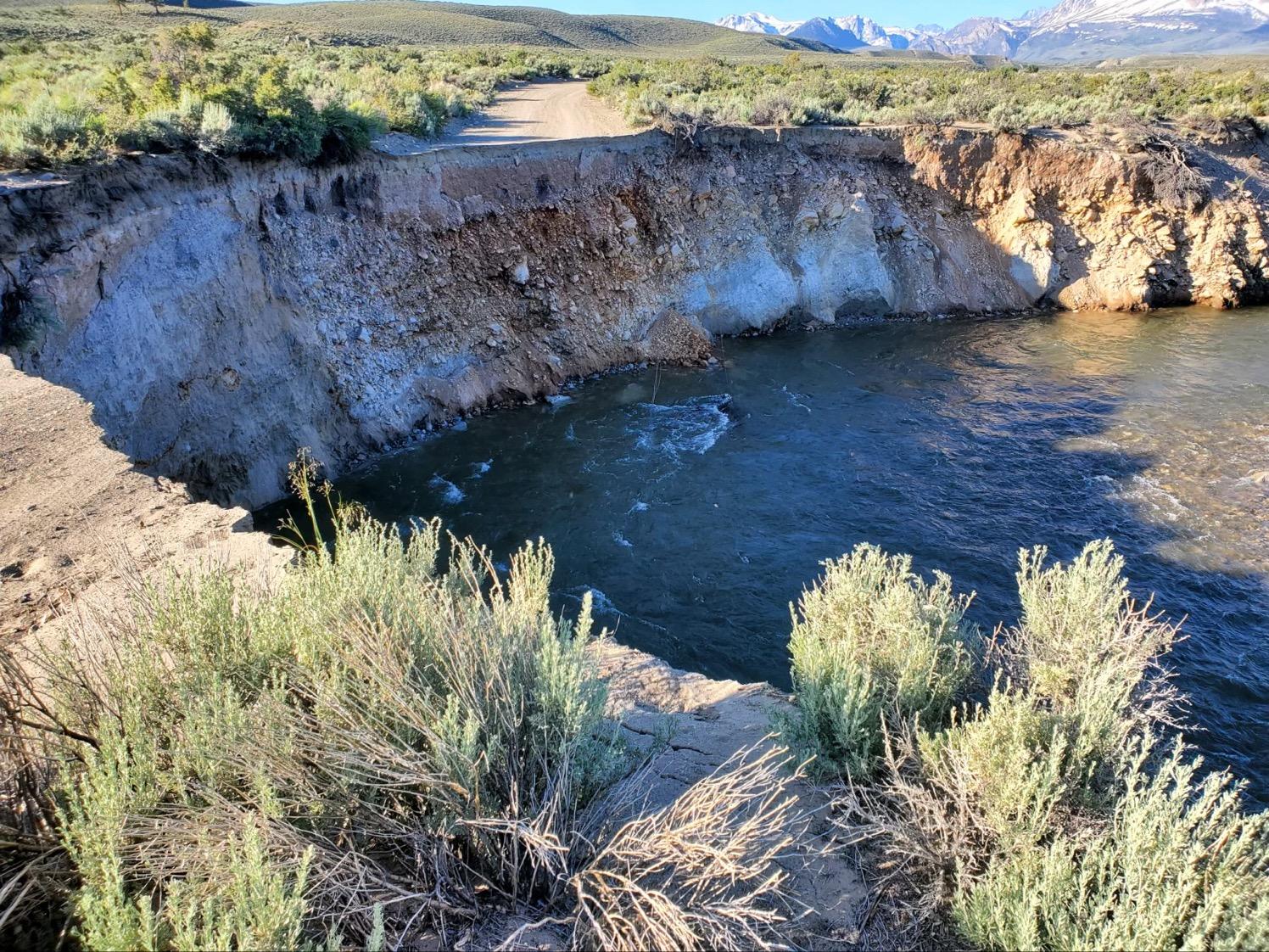 Image showing Major washout on FS 1N50 (Rush Creek Road)