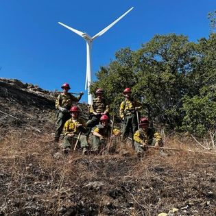 Hand crew photo Newell Road Fire