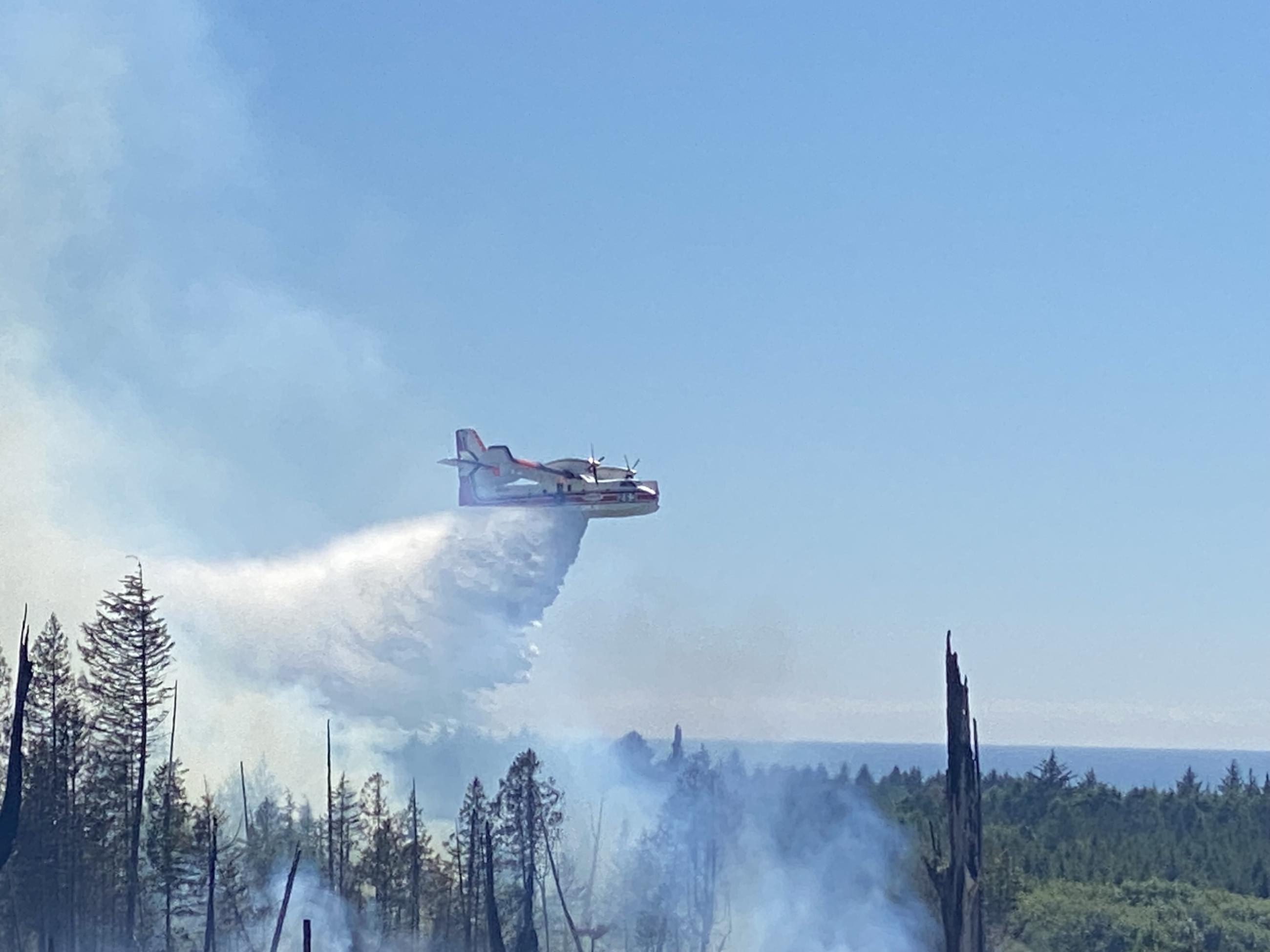 Margarita Fire Airtanker Water Drop