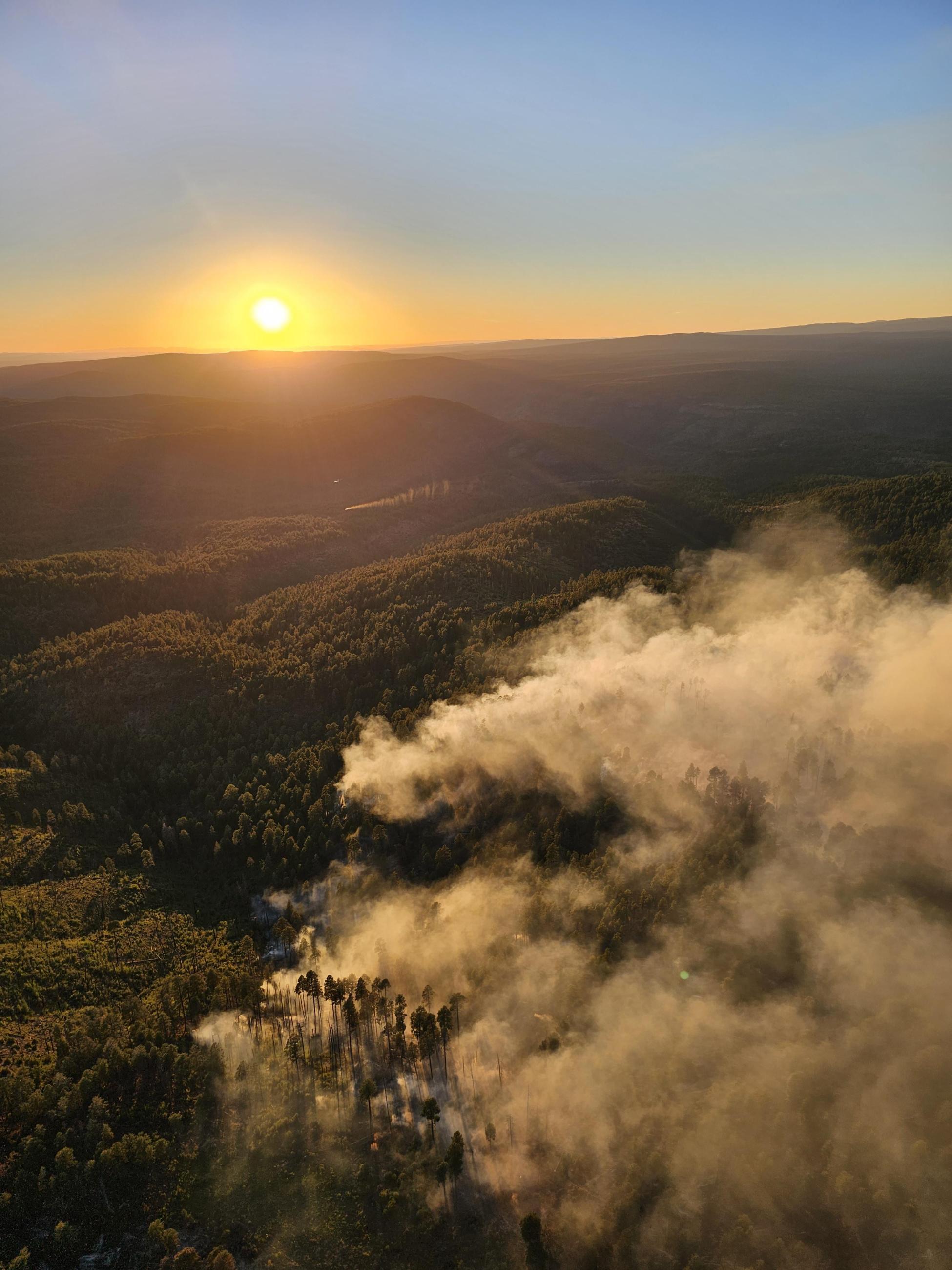 Sunset over Black River Complex 