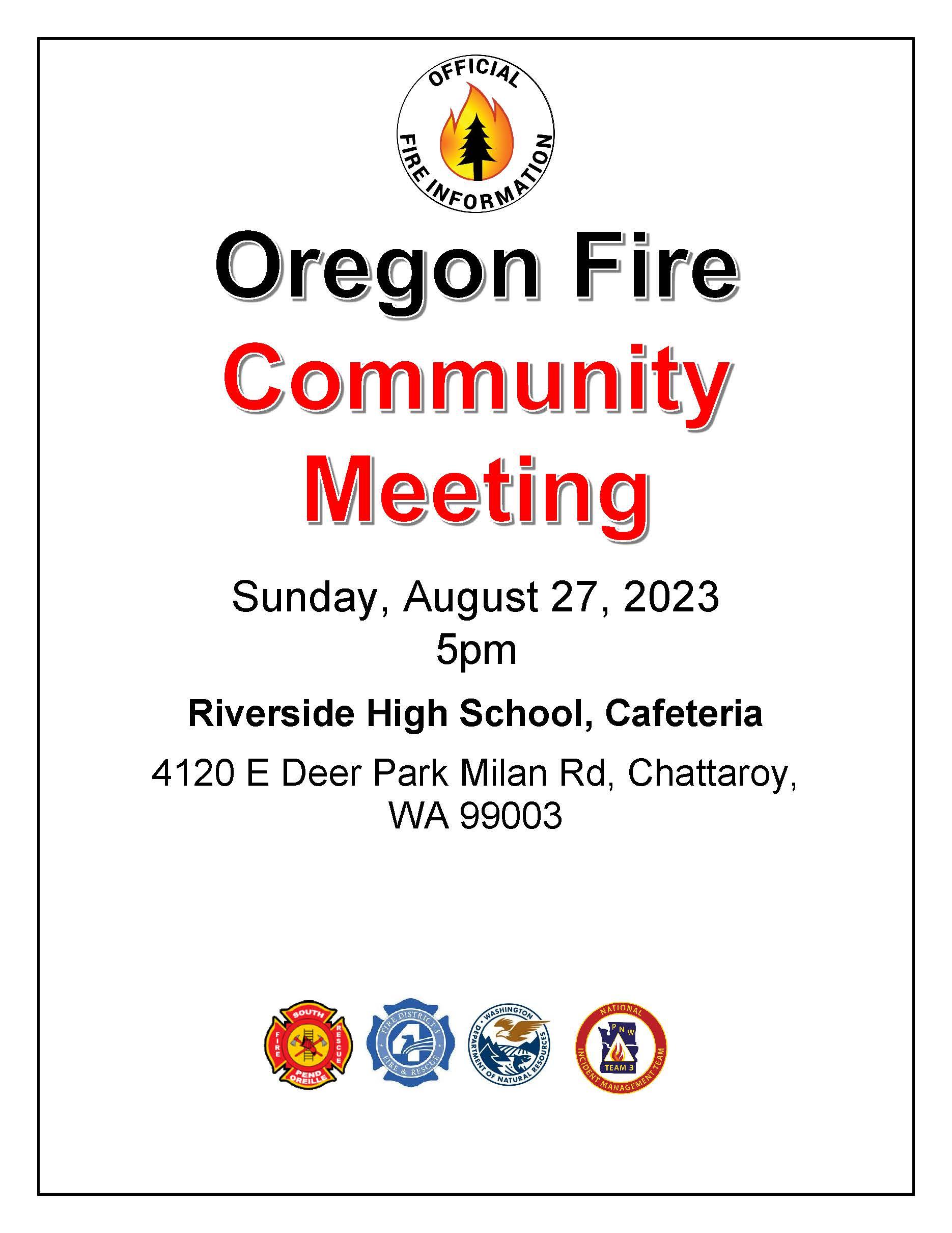 Community Meeting Flyer