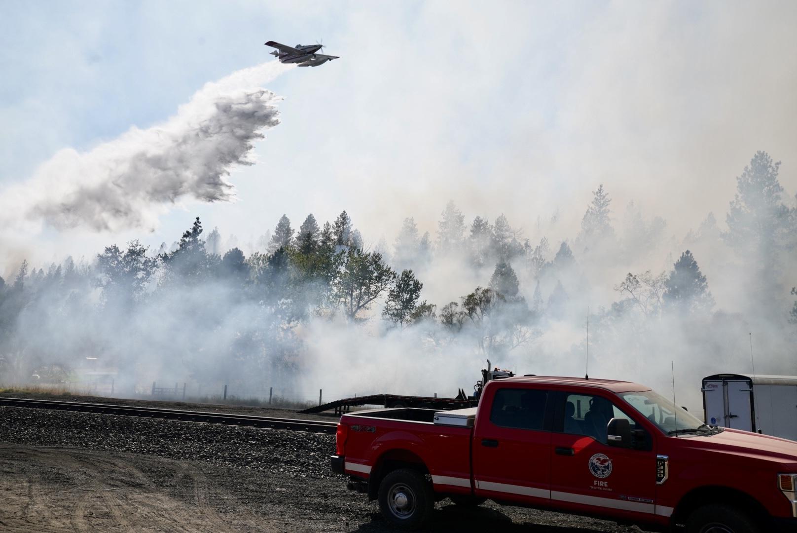 West Hallett Fire Initial Attack Aerial Resources
