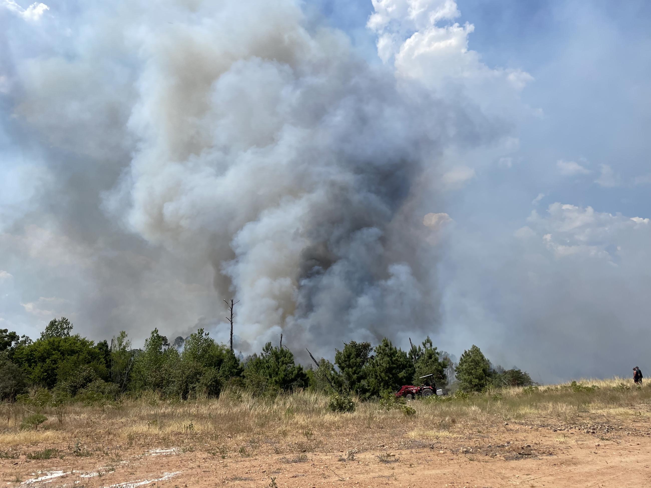 smoke plume large