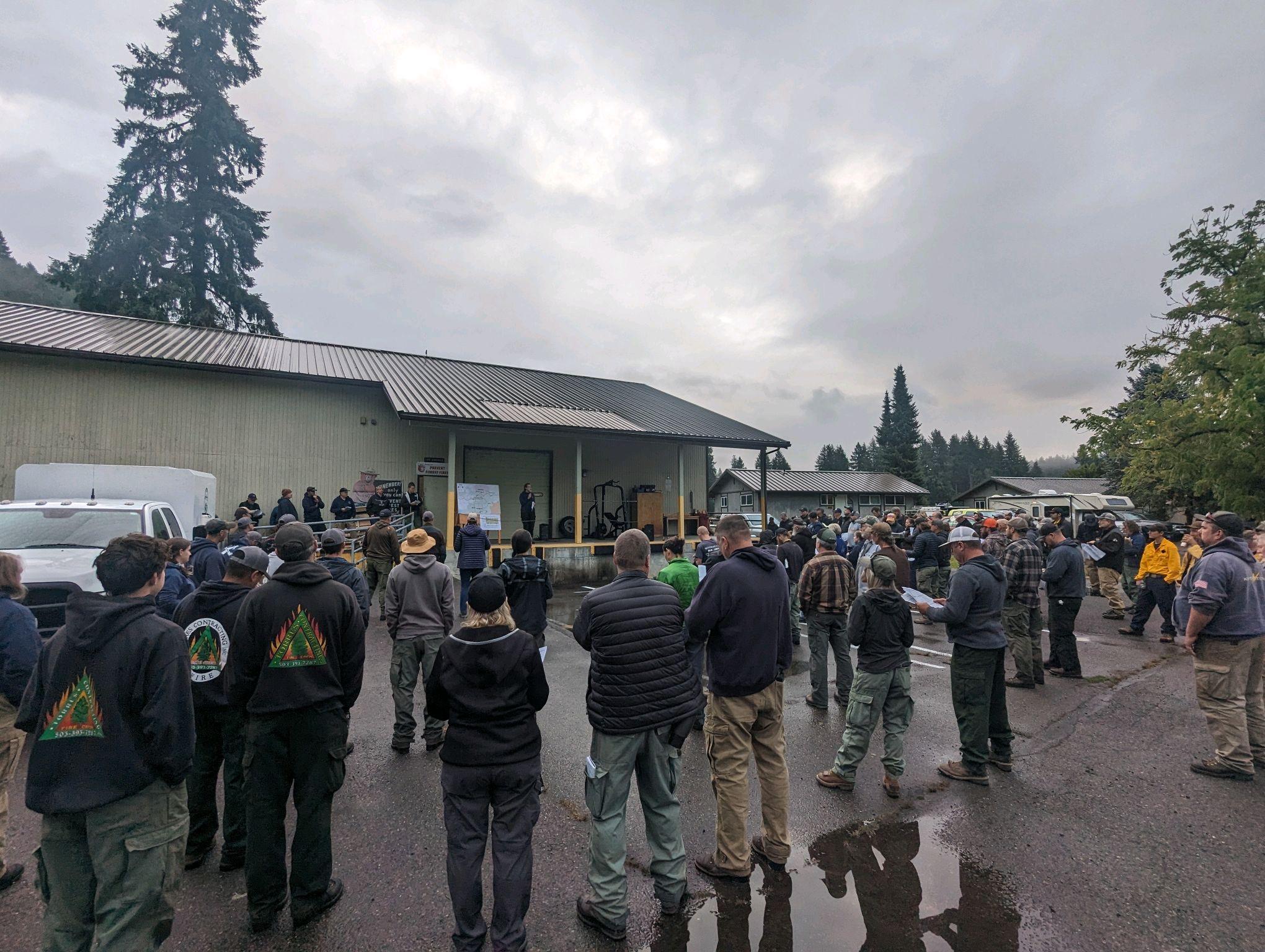The Rocky Mountain Critical Incident Management Team gathers for Morning Briefing August 30, 2023