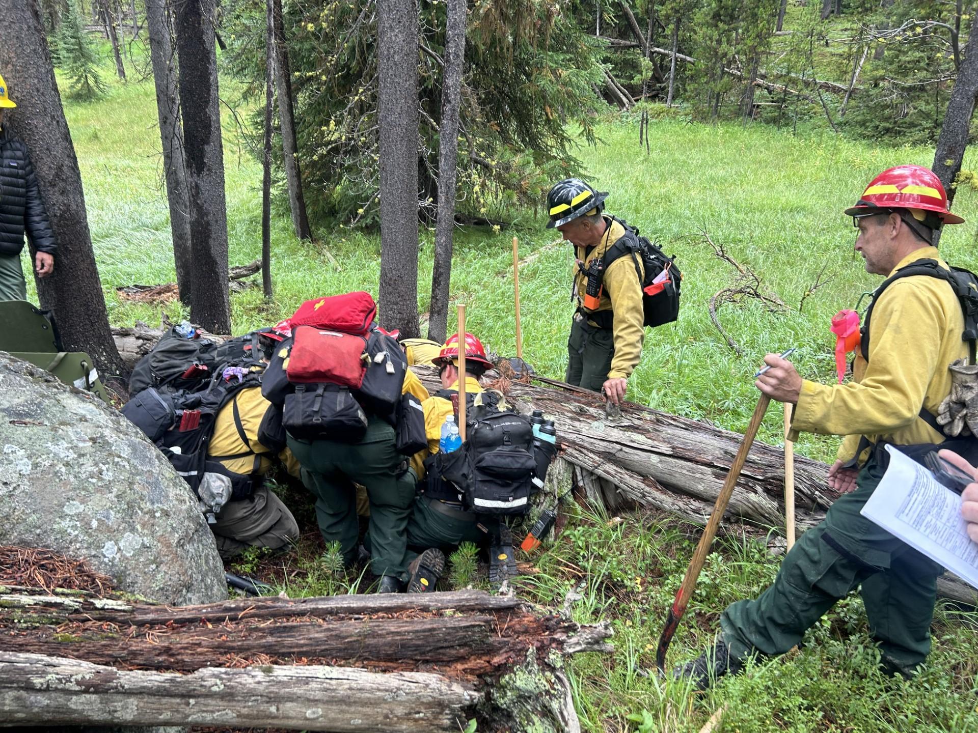 Incident Within and Incident Scenario on the Bowles Creek Fire
