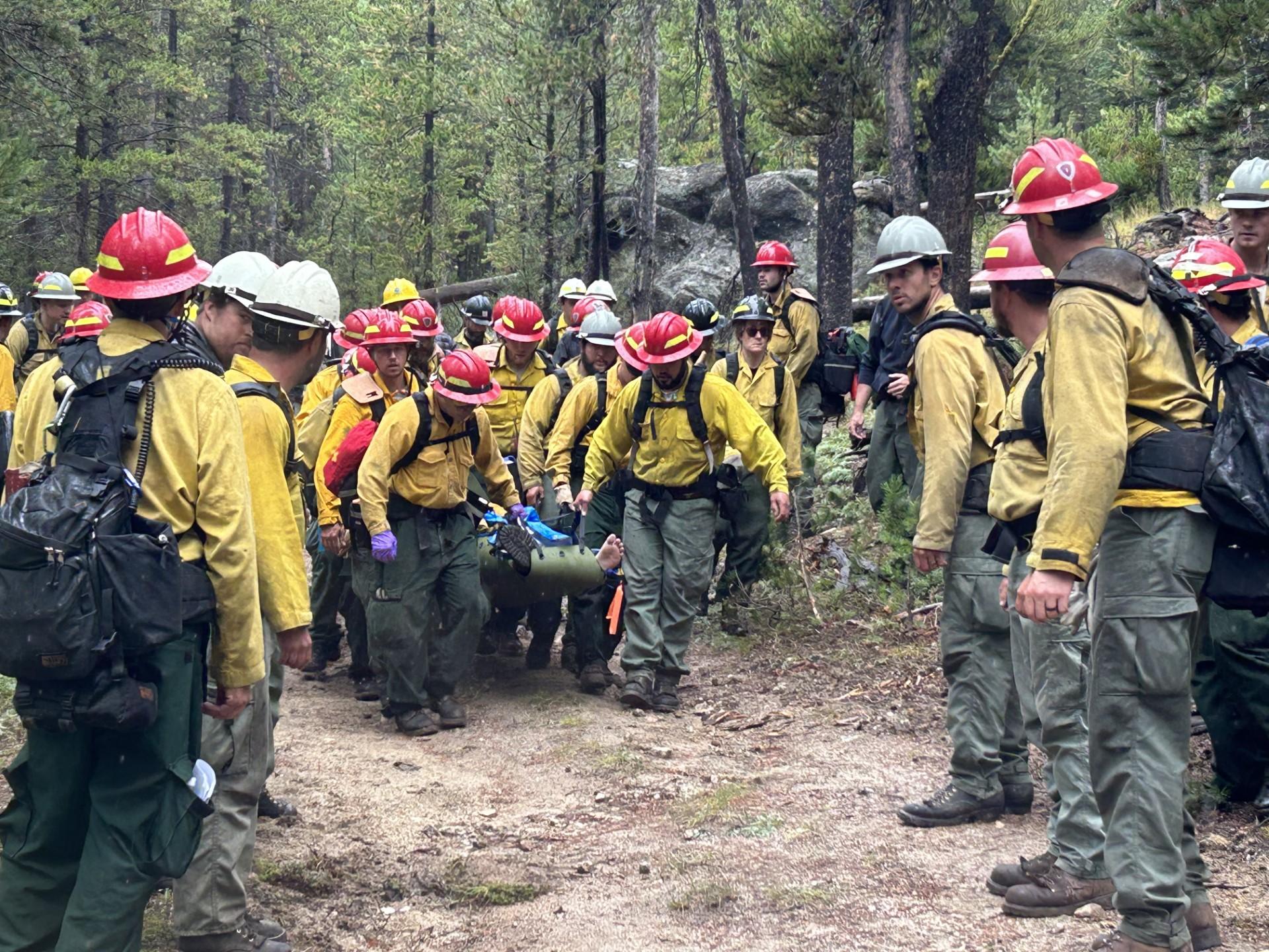 Incident Within and Incident Scenario on the Bowles Creek Fire